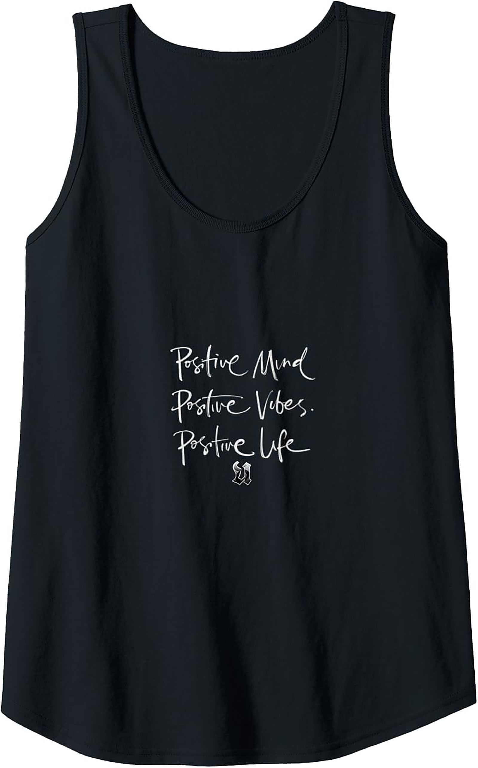 Positive Vibes Graphic Tank | Motivational Sleeveless Shirt
