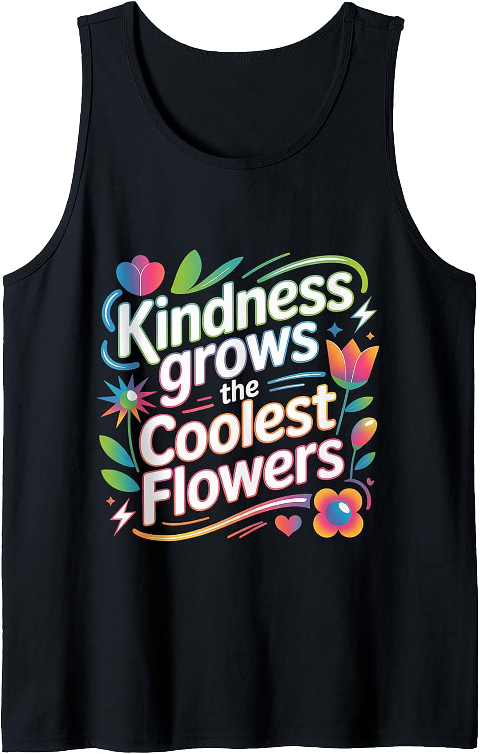 Kindness Graphic Tank | Positive Message Sleeveless Shirt