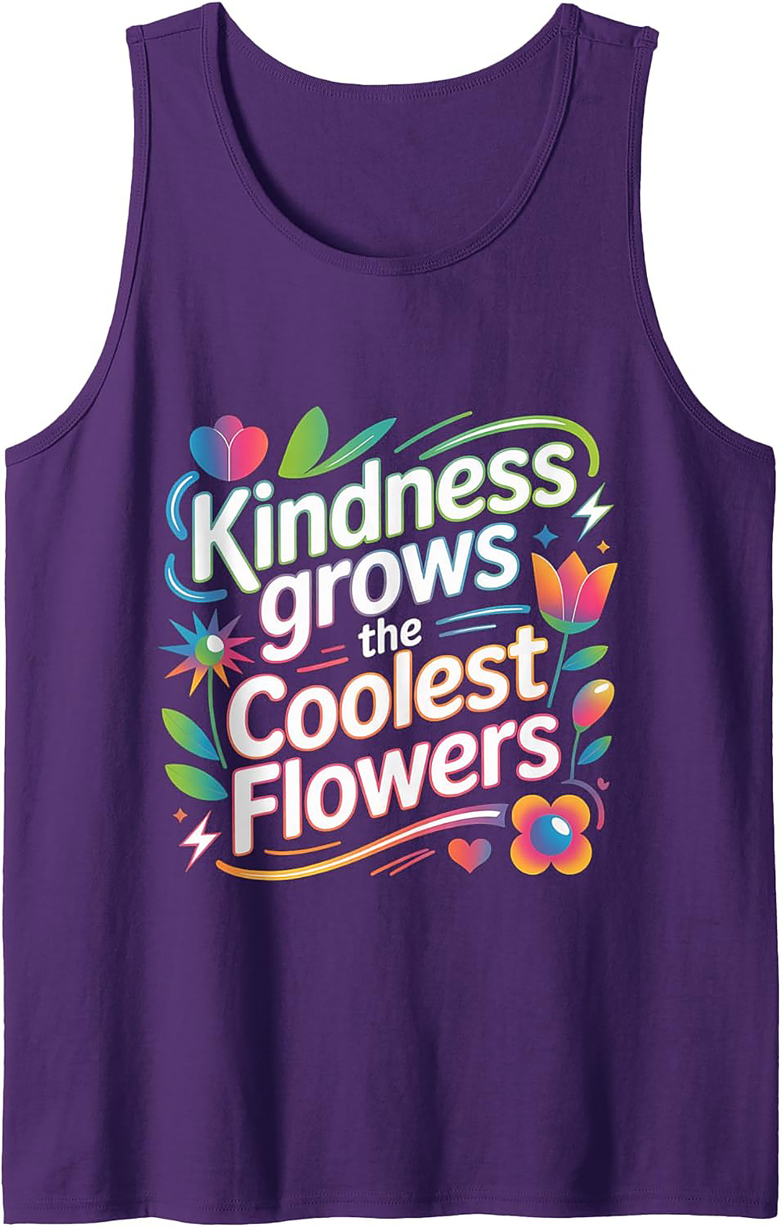 Kindness Graphic Tank | Positive Message Sleeveless Shirt