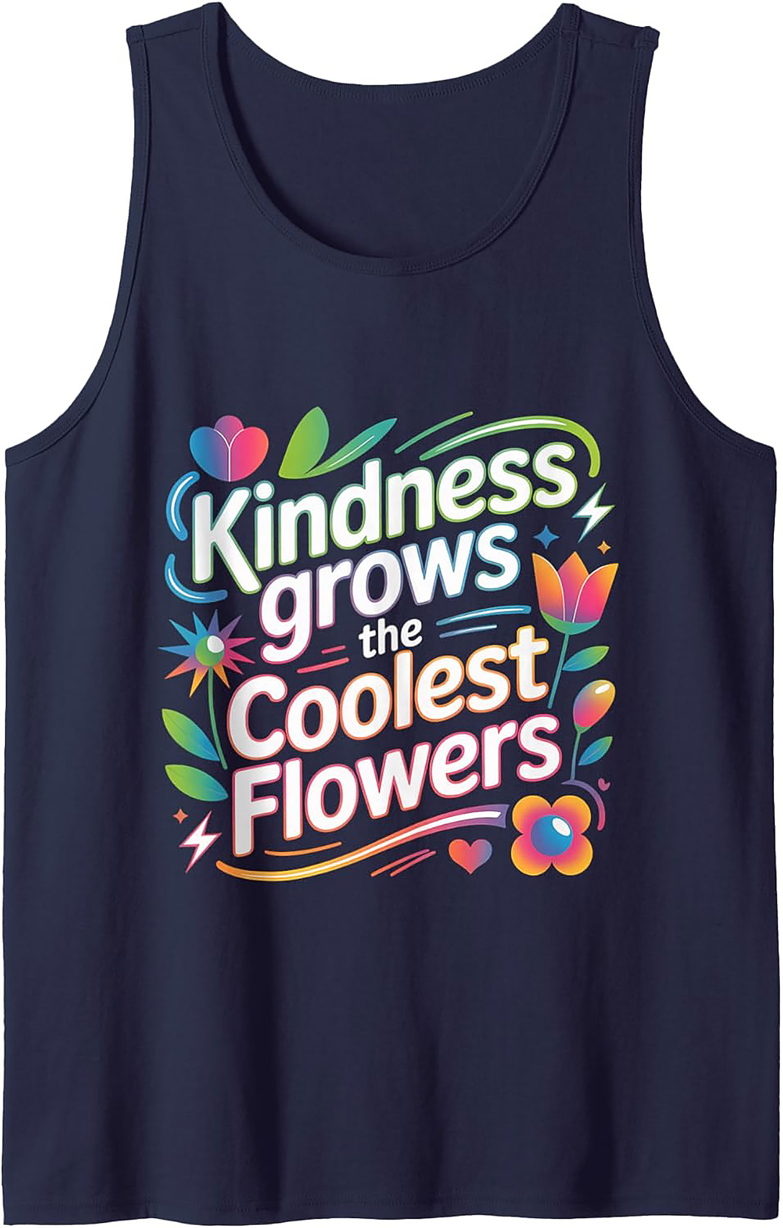 Kindness Graphic Tank | Positive Message Sleeveless Shirt