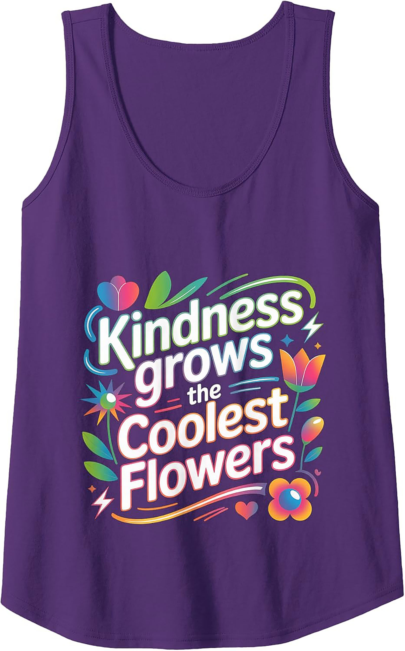Kindness Graphic Tank | Positive Message Sleeveless Shirt