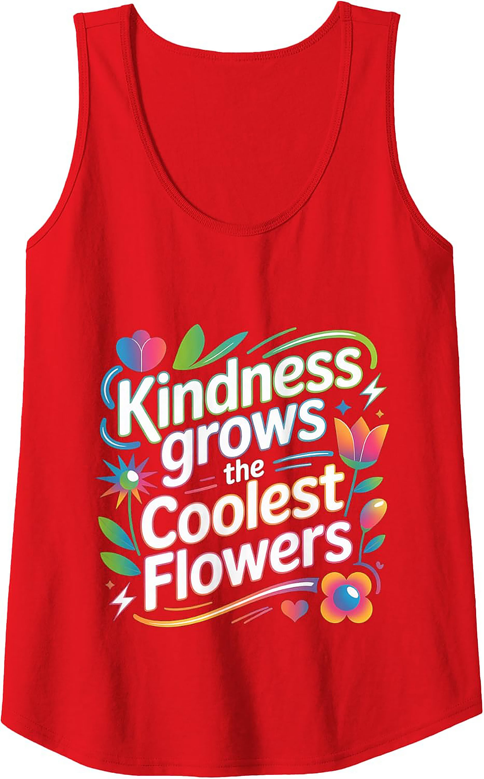 Kindness Graphic Tank | Positive Message Sleeveless Shirt