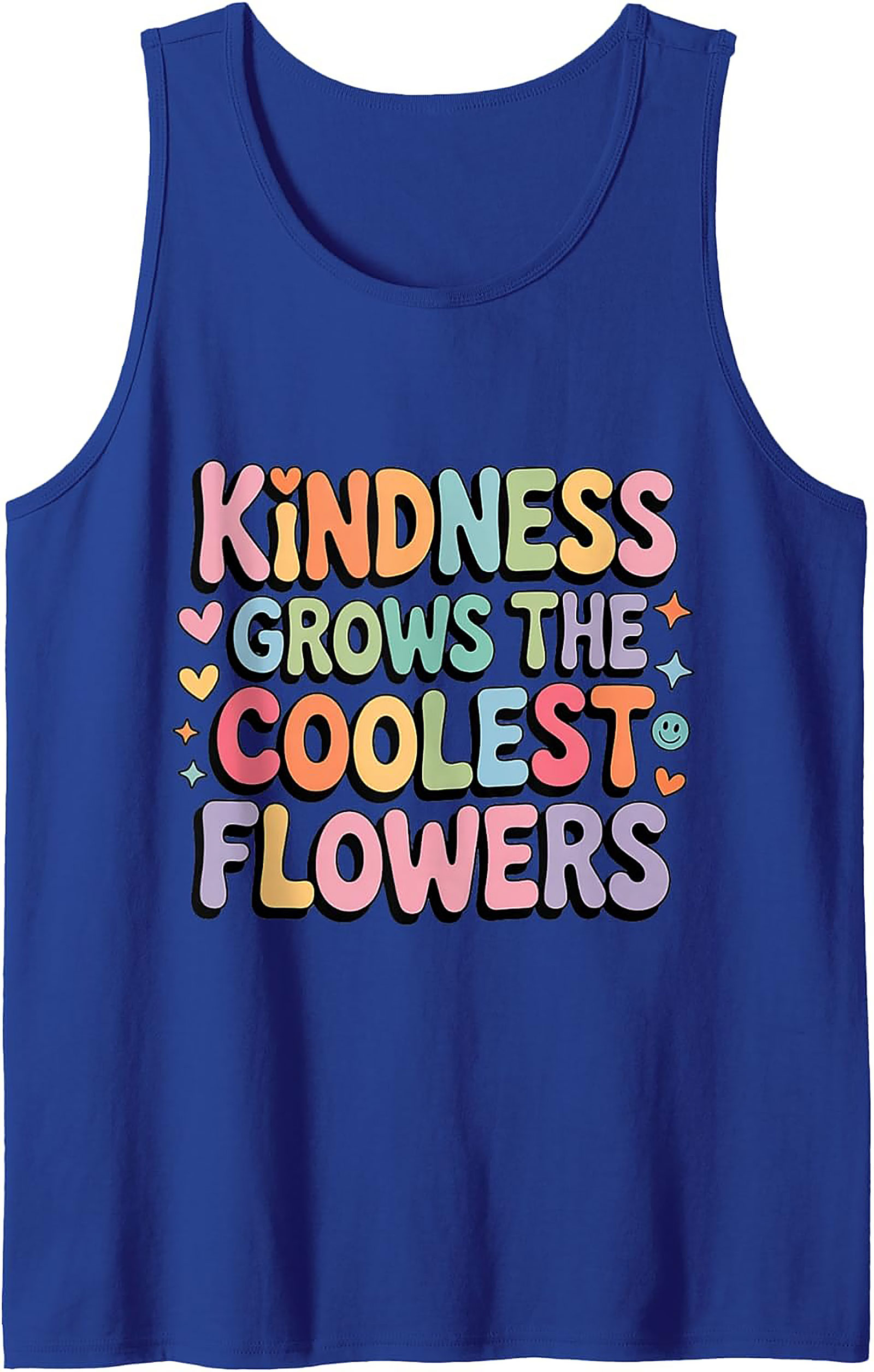 Groovy Kindness Graphic Tank Top | Retro Sleeveless Shirt