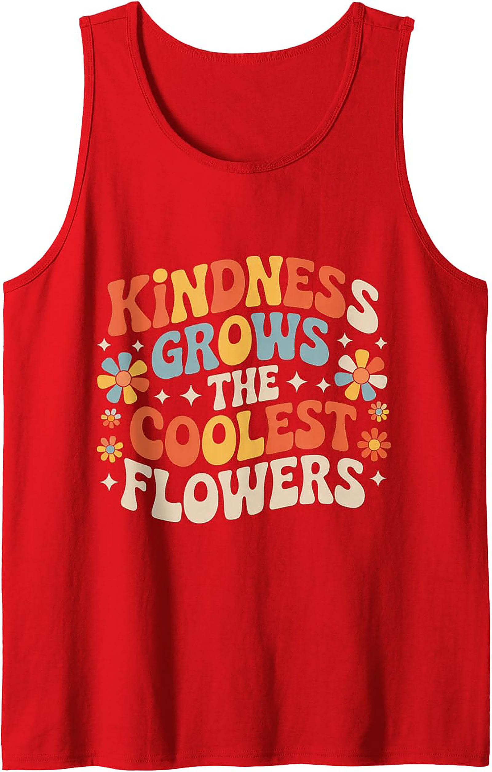 Groovy Kindness Tank Top | Retro 70s Unisex Sleeveless Shirt