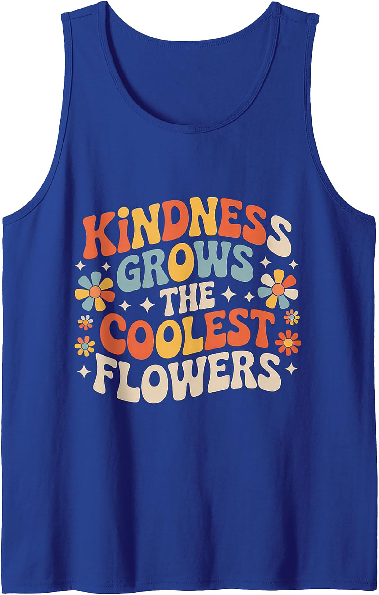Groovy Kindness Tank Top | Retro 70s Unisex Sleeveless Shirt