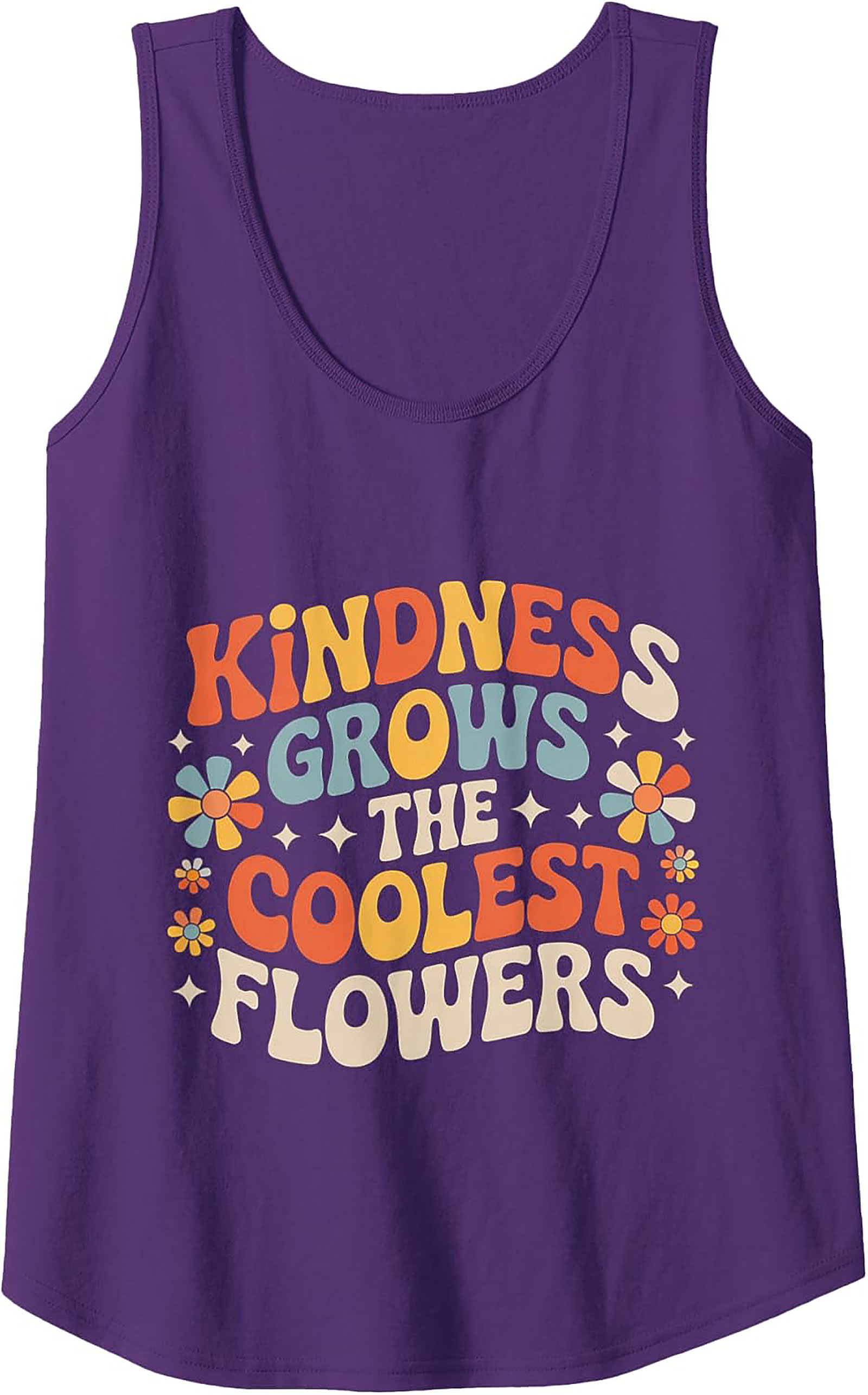 Groovy Kindness Tank Top | Retro 70s Unisex Sleeveless Shirt