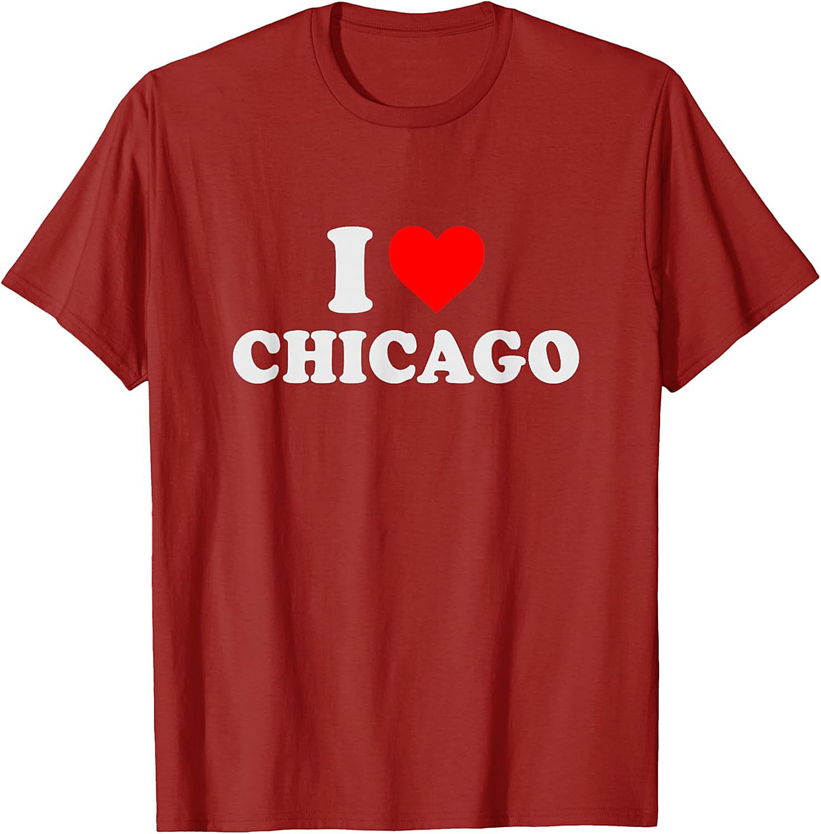 I Love Chicago Graphic Tee Unisex City Pride Shirt