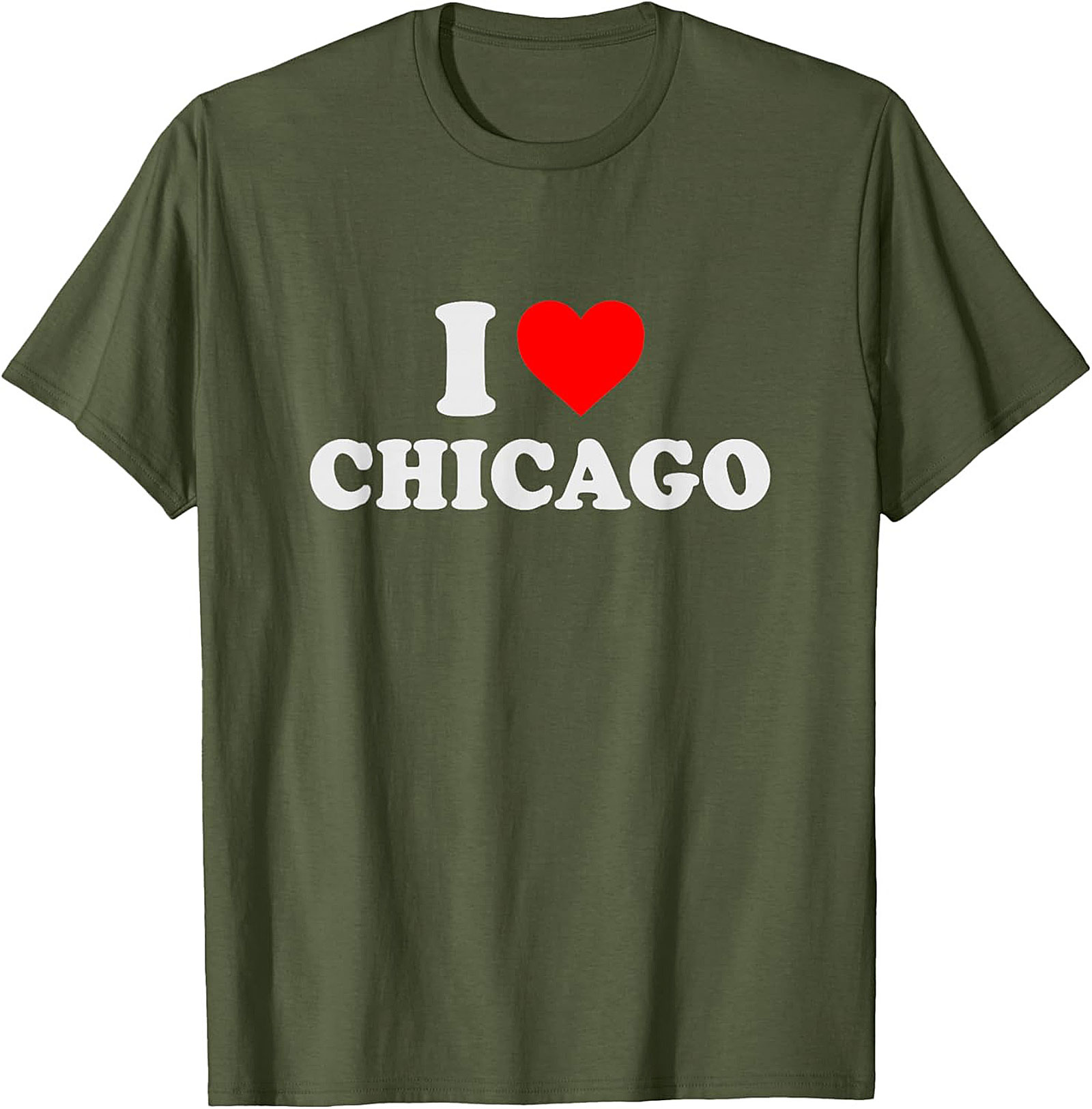 I Love Chicago Graphic Tee Unisex City Pride Shirt