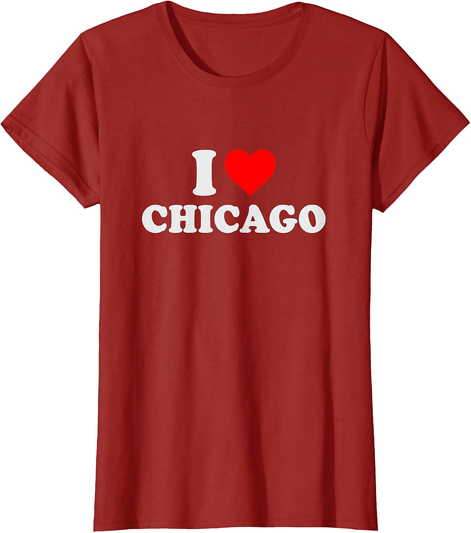 I Love Chicago Graphic Tee Unisex City Pride Shirt