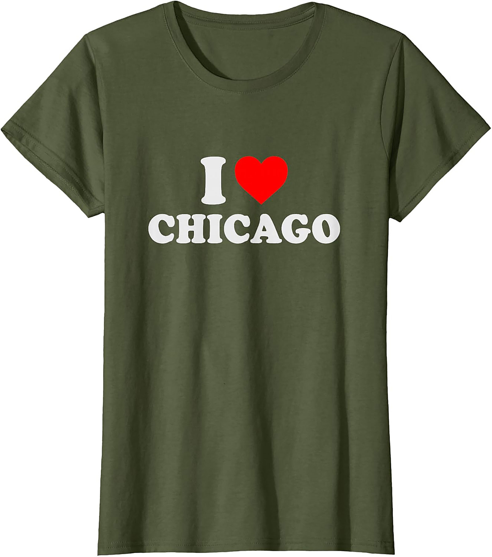 I Love Chicago Graphic Tee Unisex City Pride Shirt