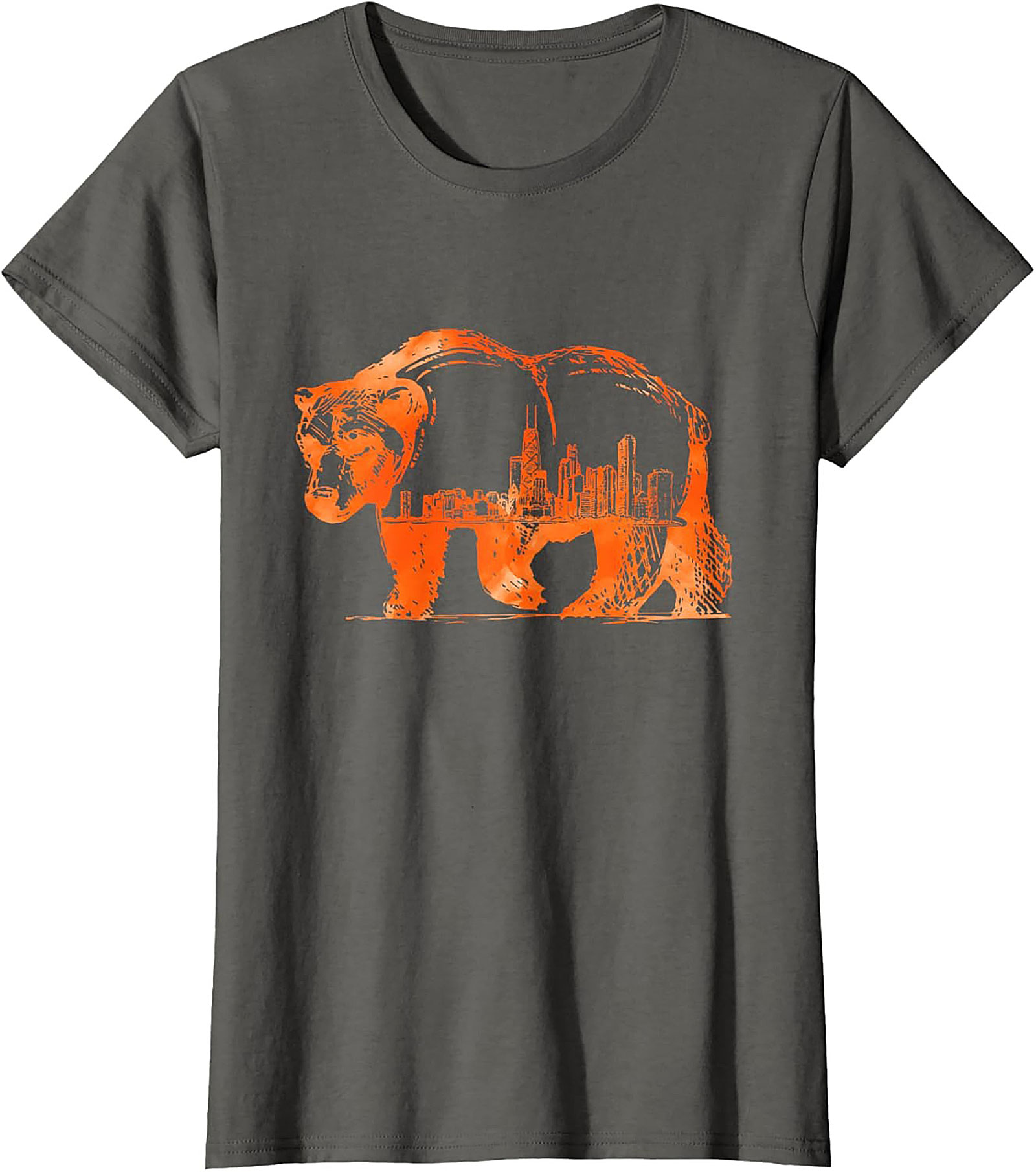 Chicago Bear Skyline T-shirt Unisex Graphic Tee City Pride