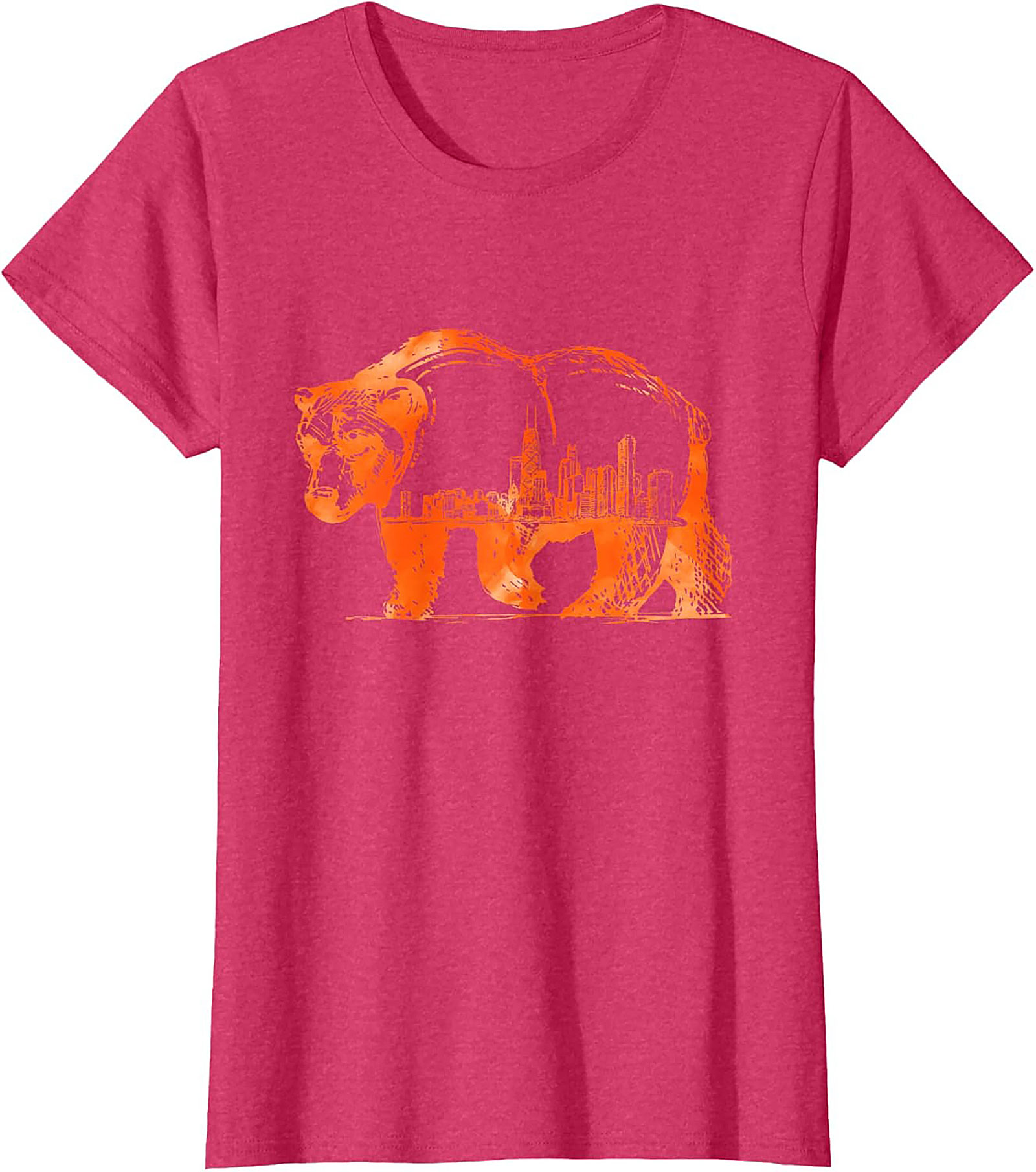 Chicago Bear Skyline T-shirt Unisex Graphic Tee City Pride