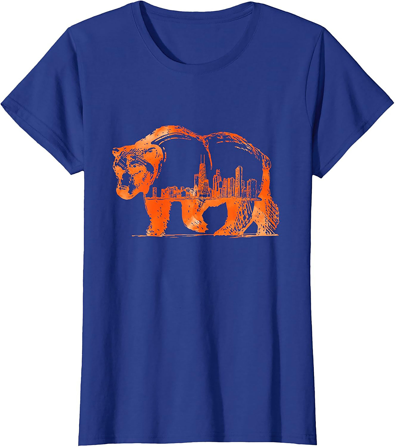 Chicago Bear Skyline T-shirt Unisex Graphic Tee City Pride