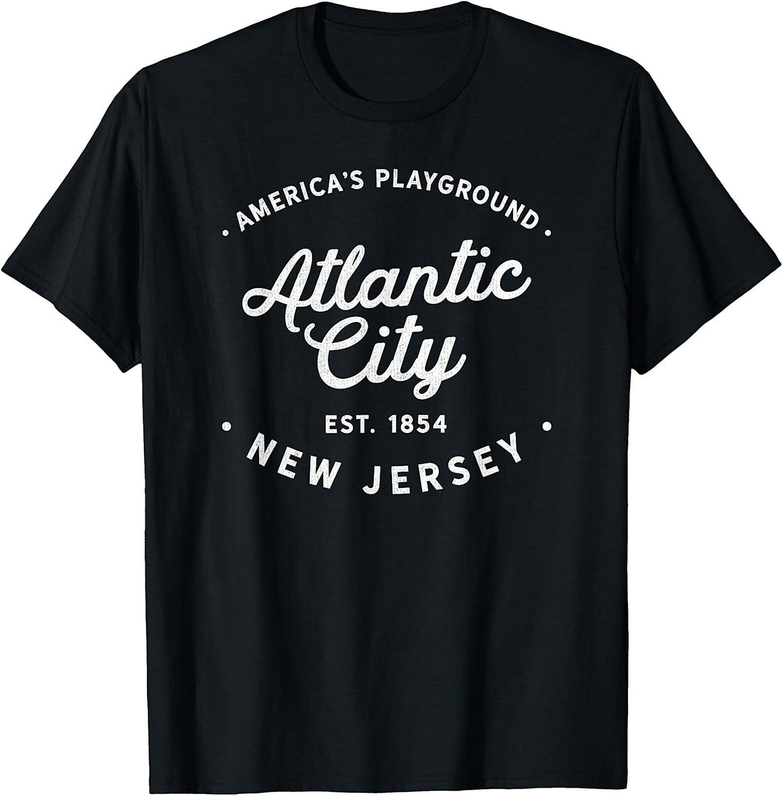 Atlantic City New Jersey T-Shirt Vintage Graphic Tee