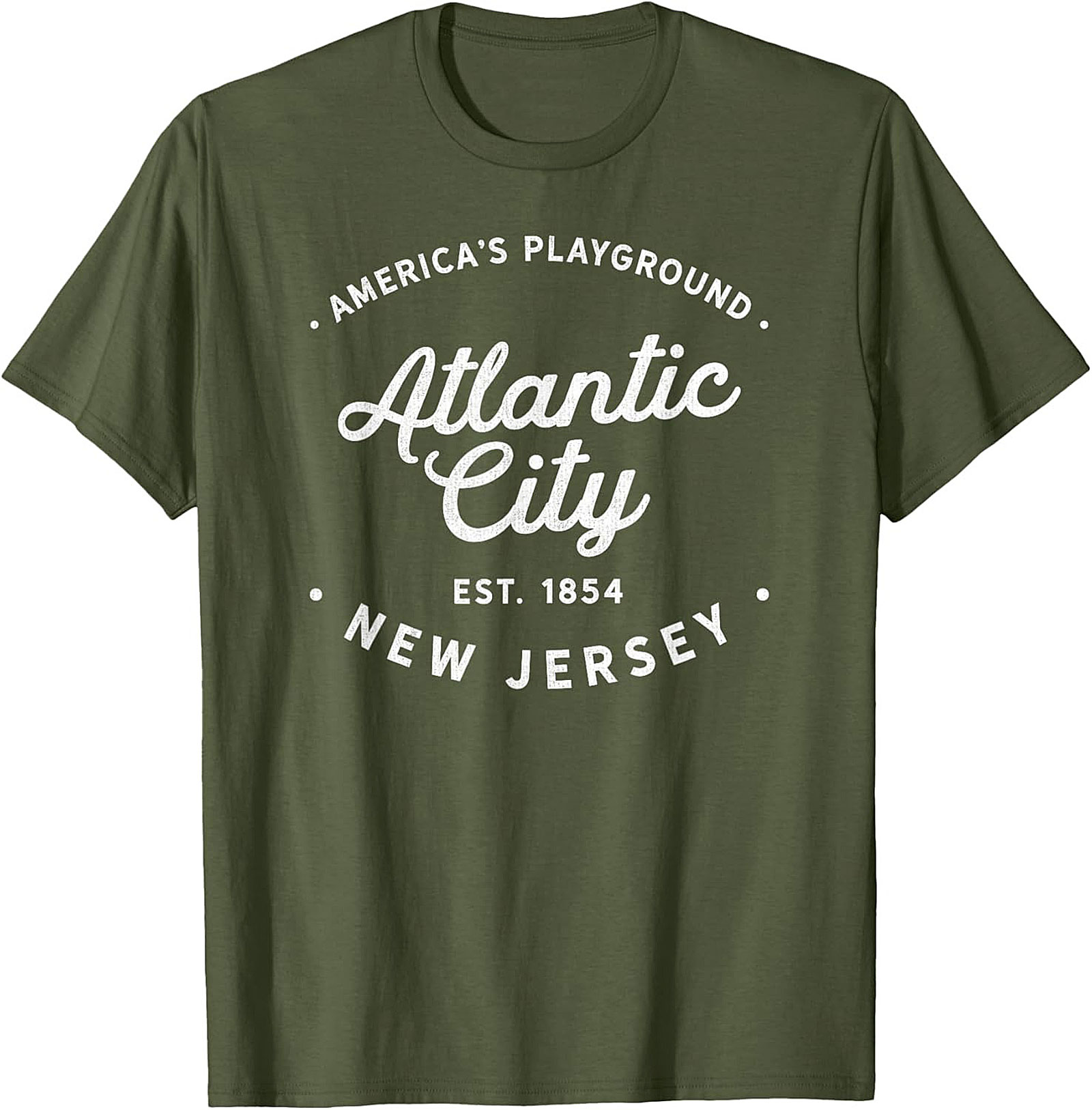 Atlantic City New Jersey T-Shirt Vintage Graphic Tee