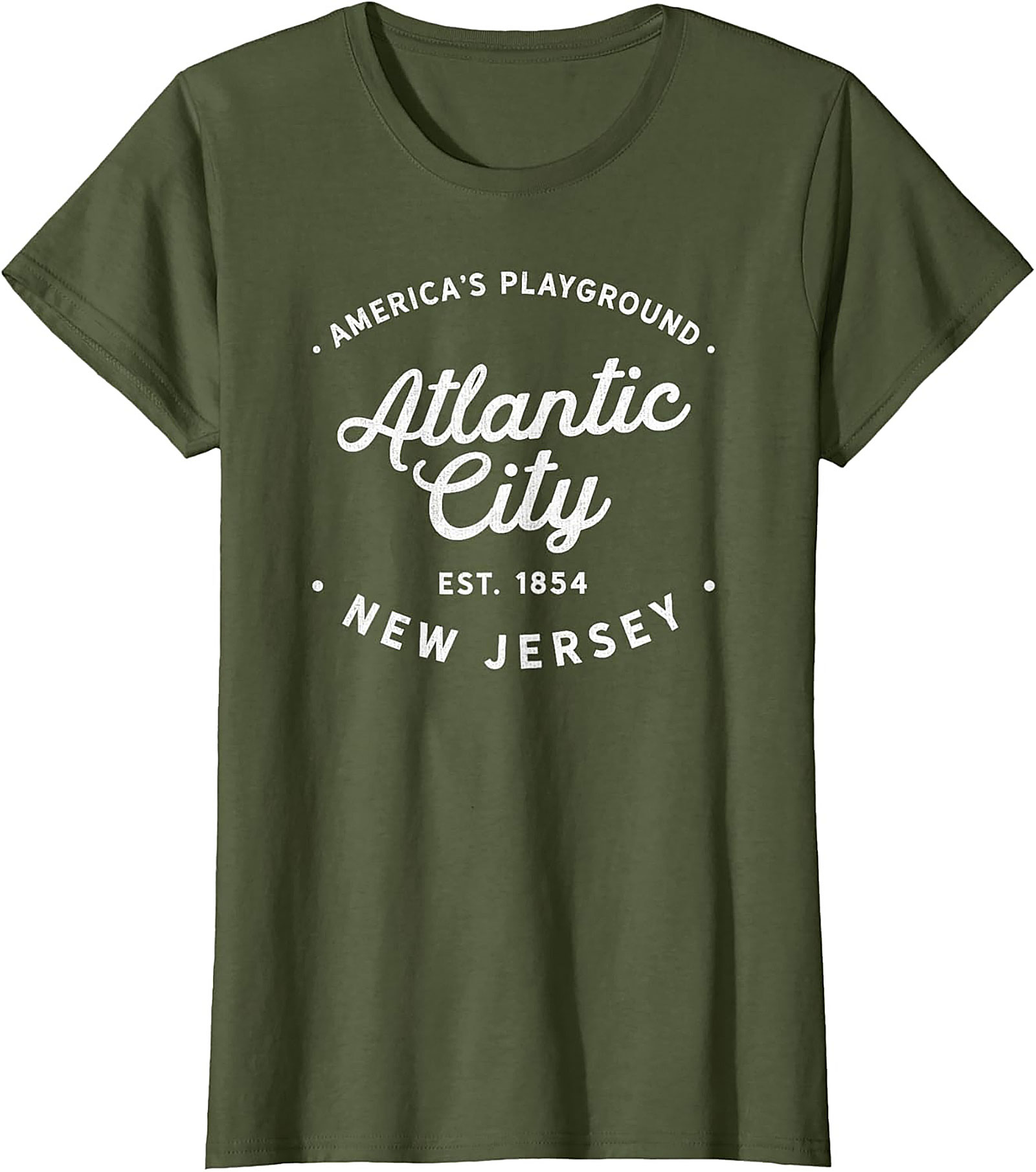 Atlantic City New Jersey T-Shirt Vintage Graphic Tee