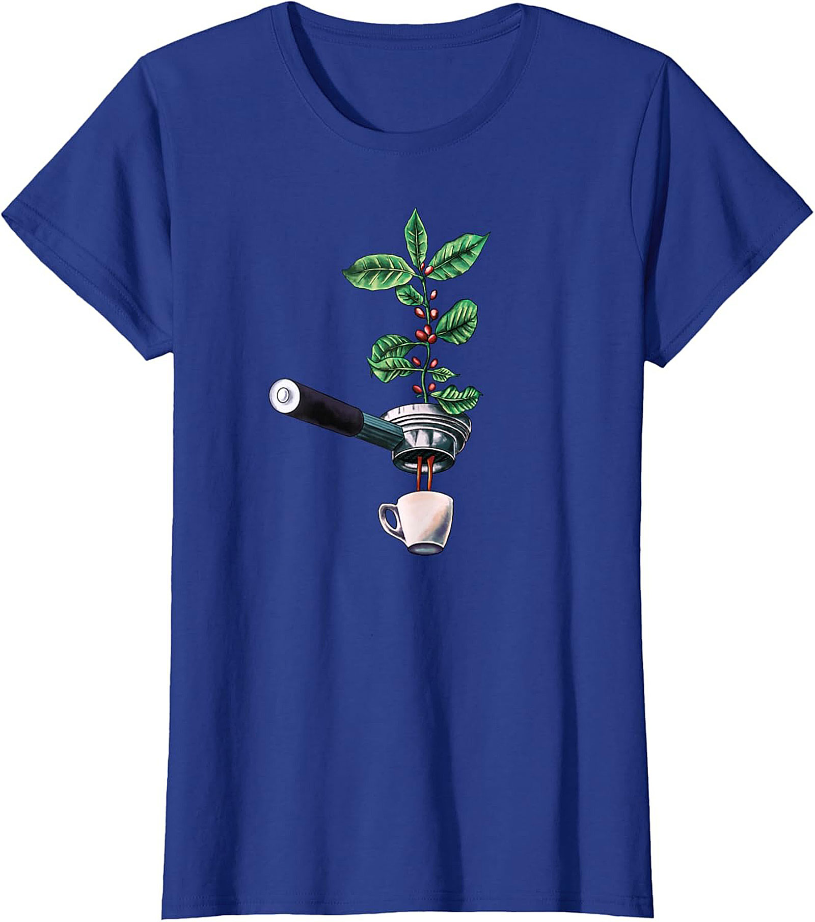 Botanical Coffee T-Shirt Espresso Plant Graphic Tee