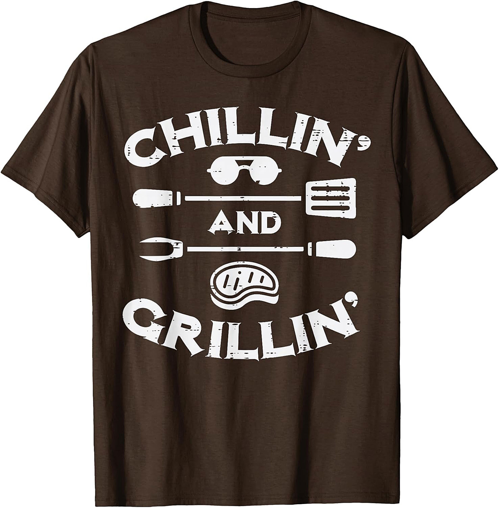 Chillin' and Grillin' BBQ T-Shirt | Funny Grill Master Tee