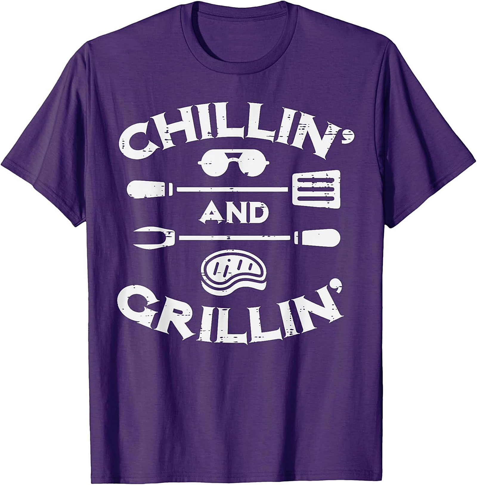 Chillin' and Grillin' BBQ T-Shirt | Funny Grill Master Tee