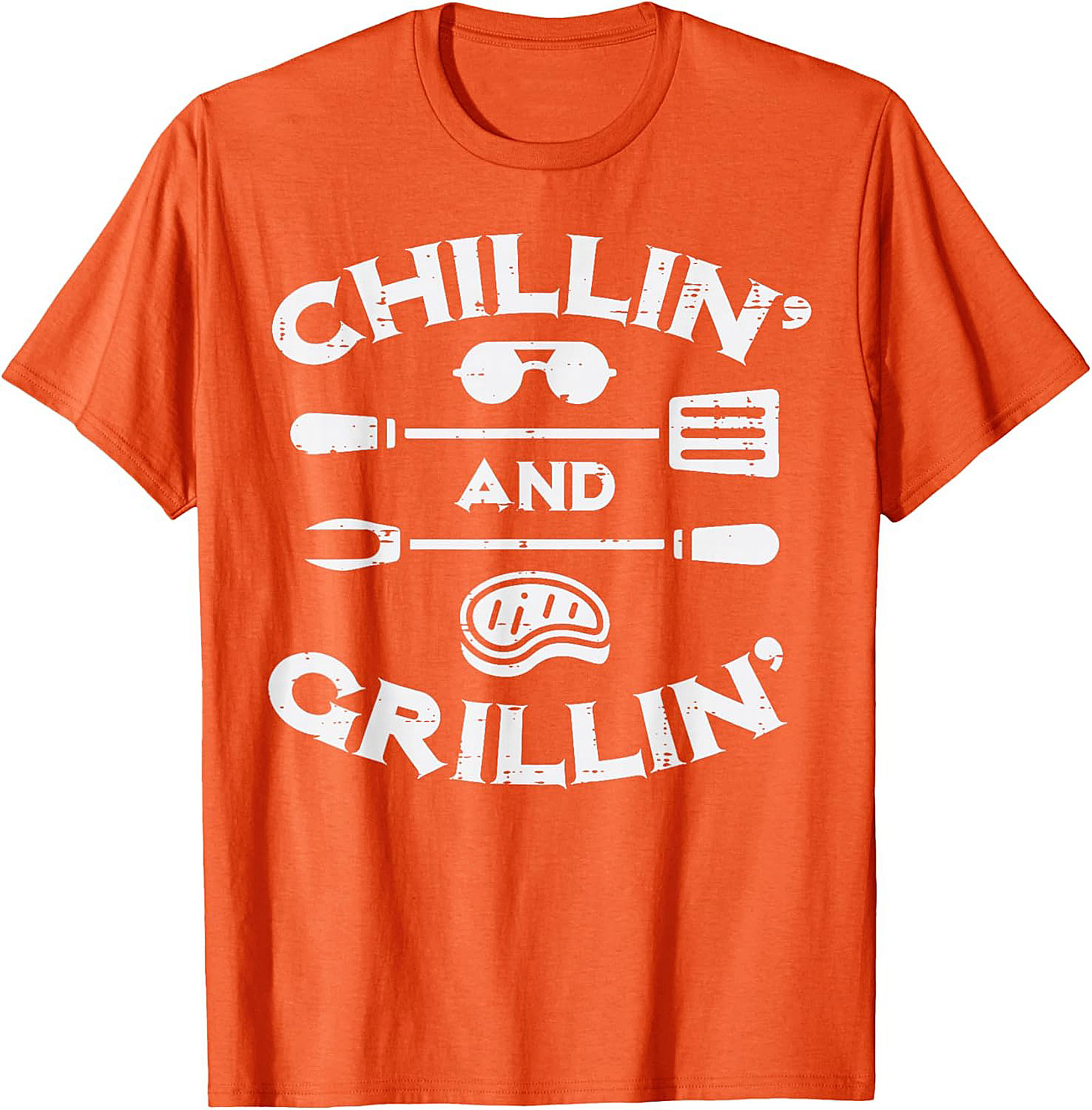 Chillin' and Grillin' BBQ T-Shirt | Funny Grill Master Tee