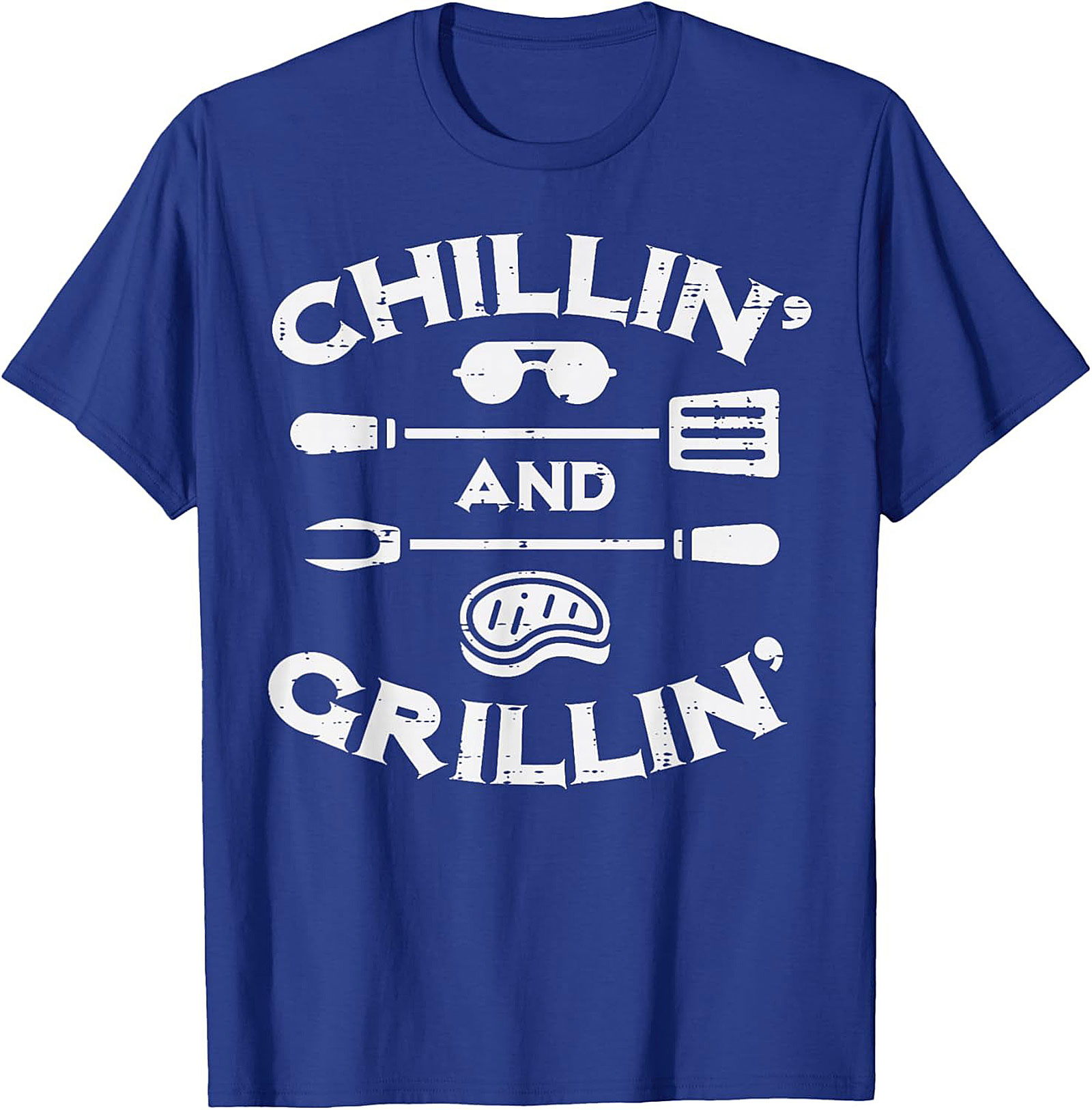 Chillin' and Grillin' BBQ T-Shirt | Funny Grill Master Tee