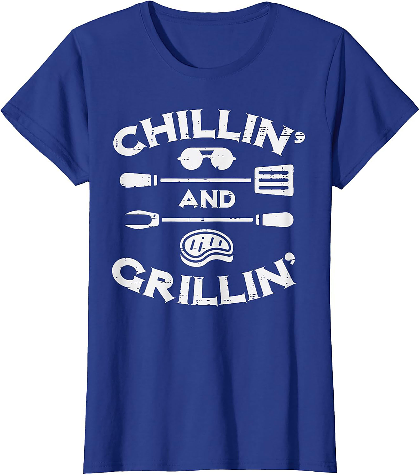 Chillin' and Grillin' BBQ T-Shirt | Funny Grill Master Tee
