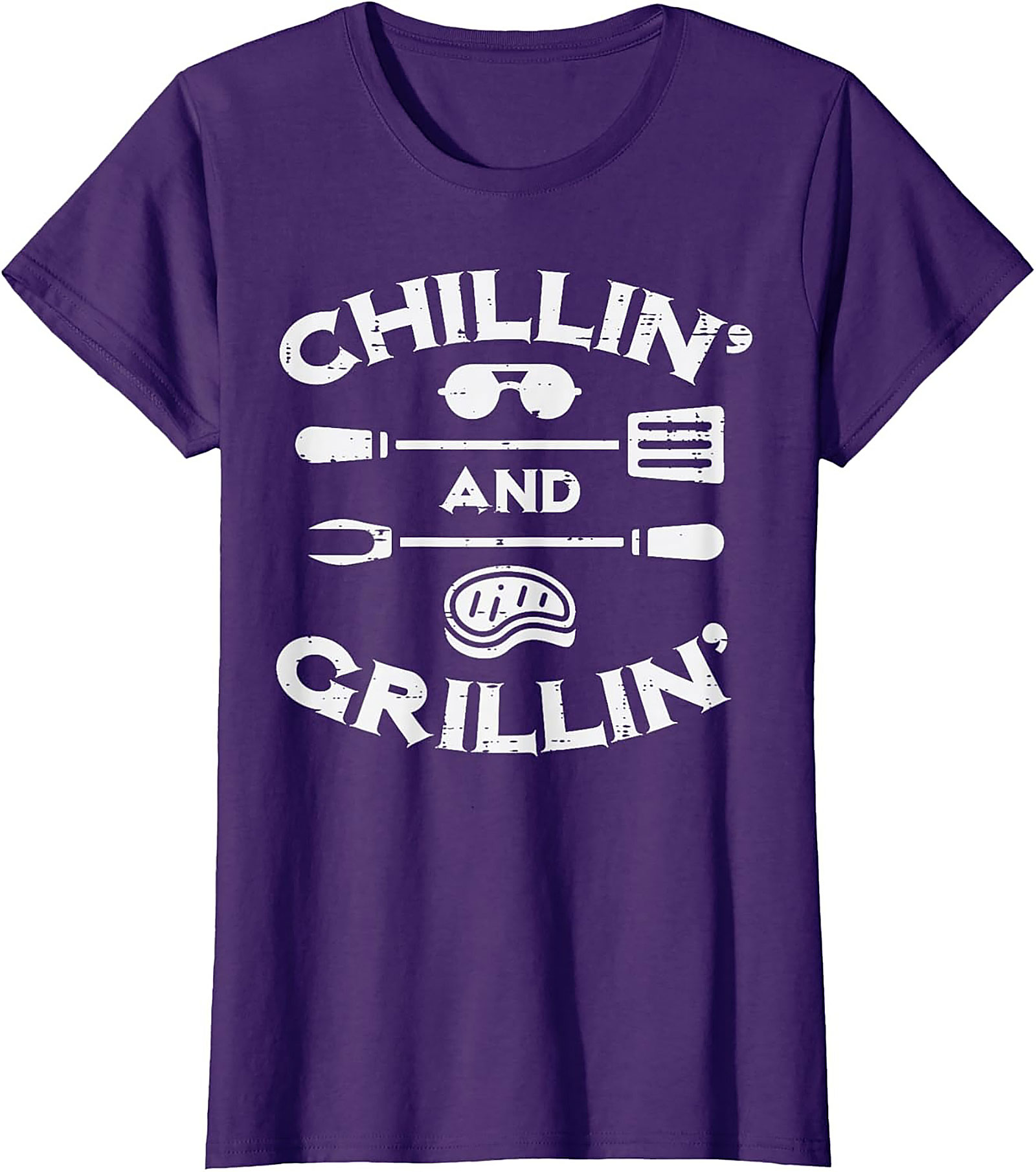 Chillin' and Grillin' BBQ T-Shirt | Funny Grill Master Tee
