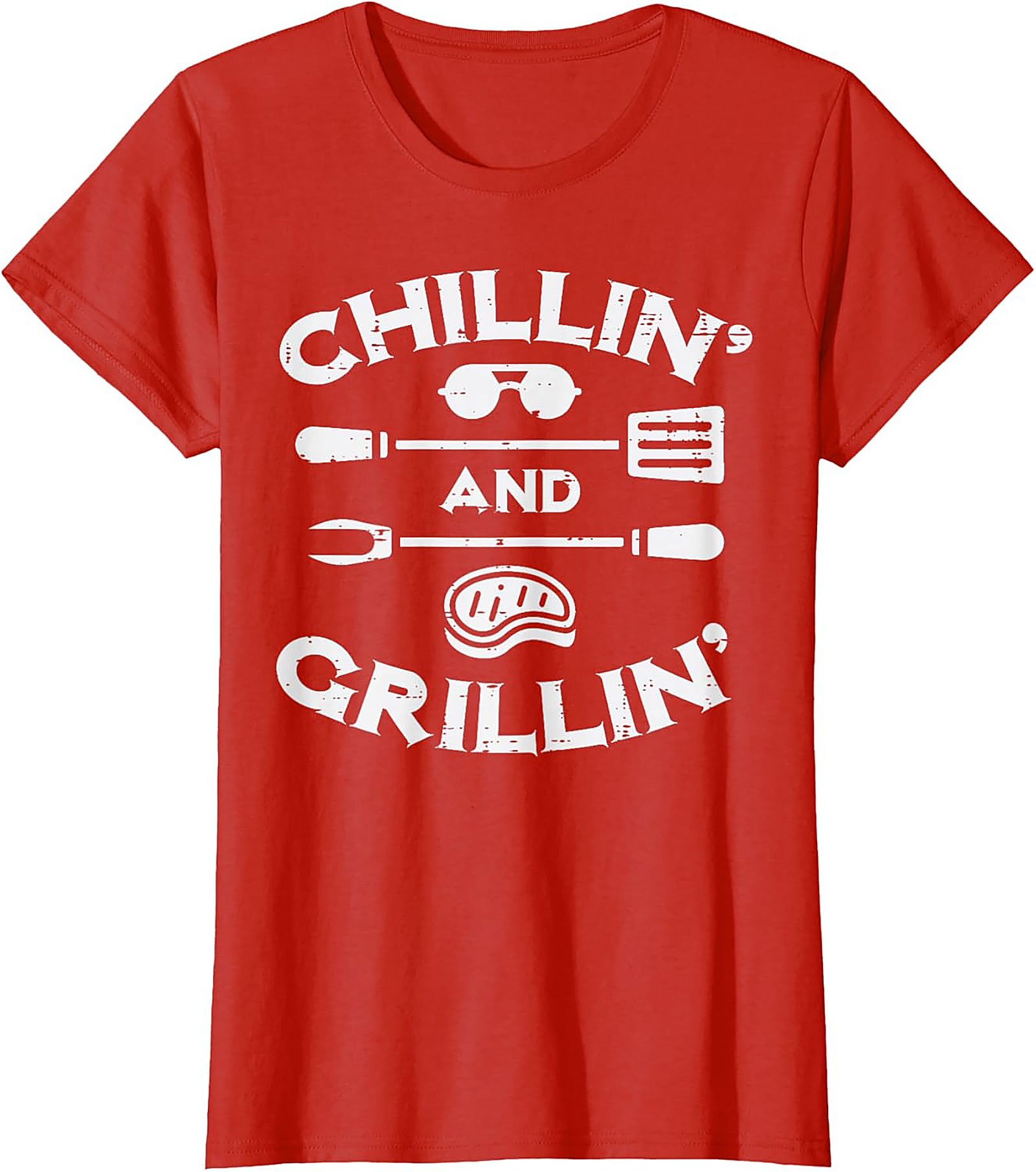 Chillin' and Grillin' BBQ T-Shirt | Funny Grill Master Tee