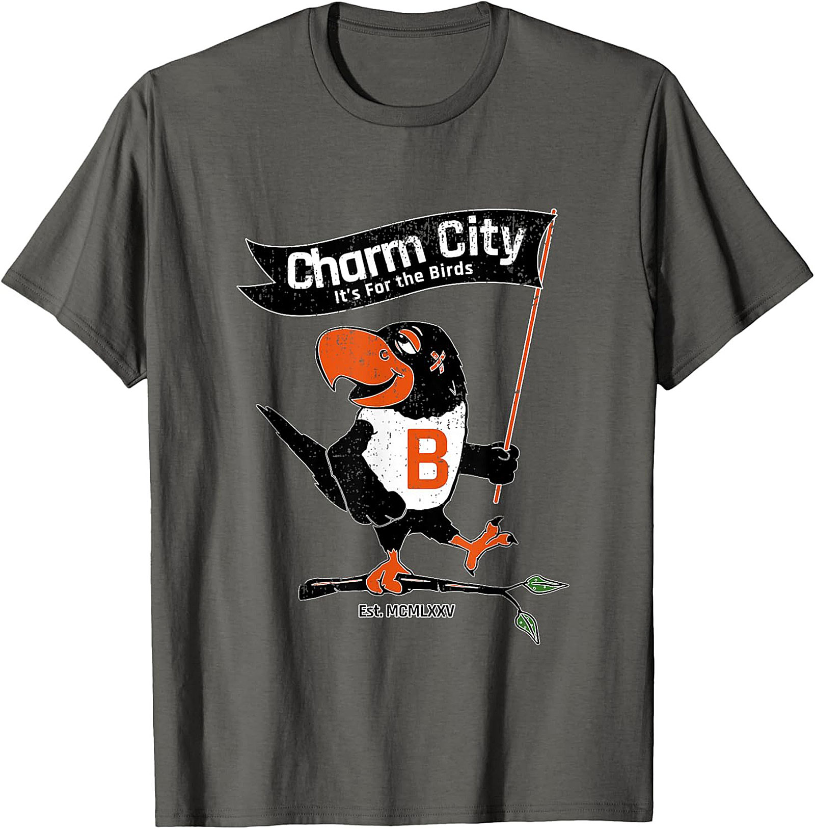 Charm City Bird T-Shirt Vintage Baltimore Graphic Tee