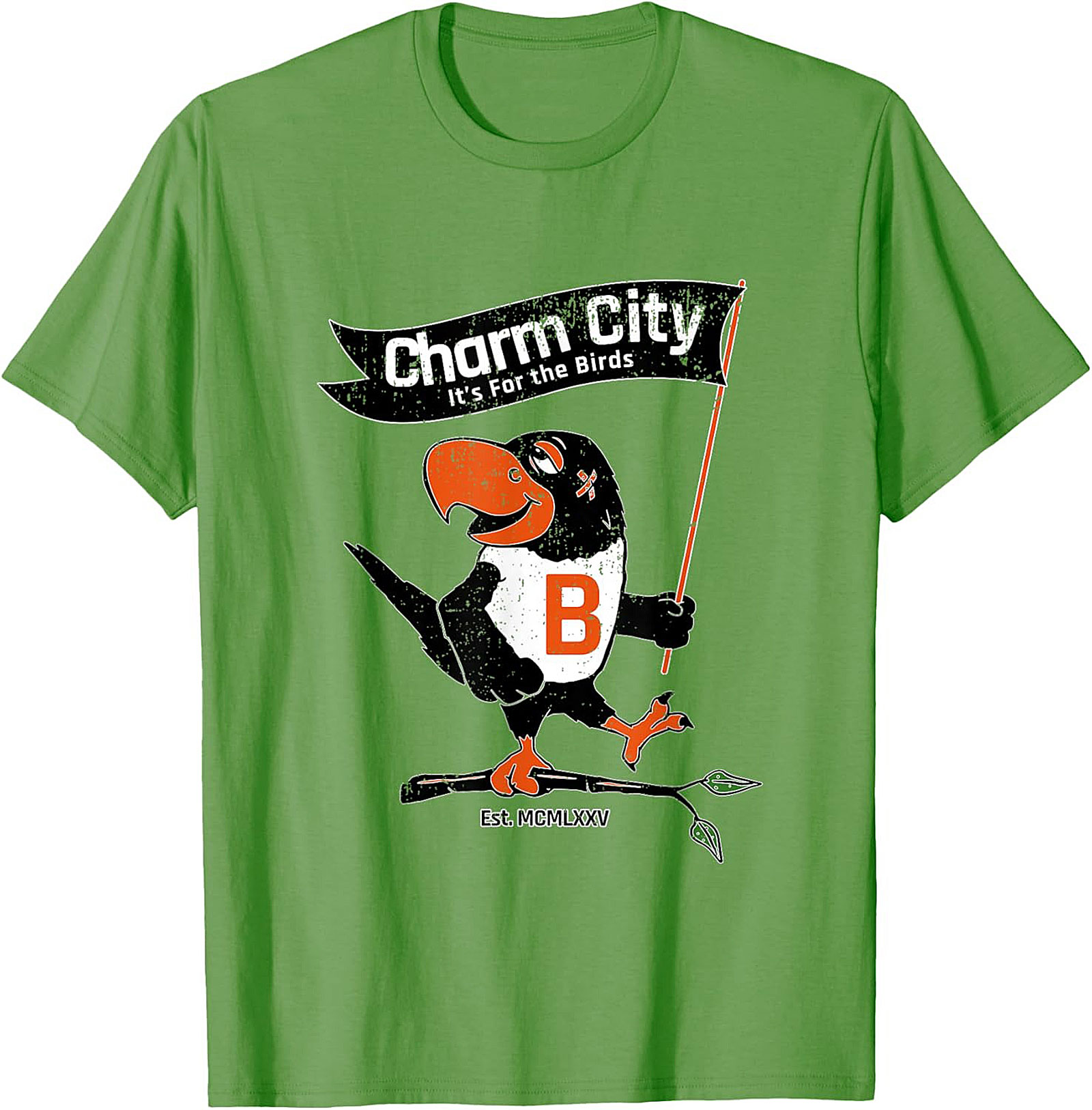 Charm City Bird T-Shirt Vintage Baltimore Graphic Tee