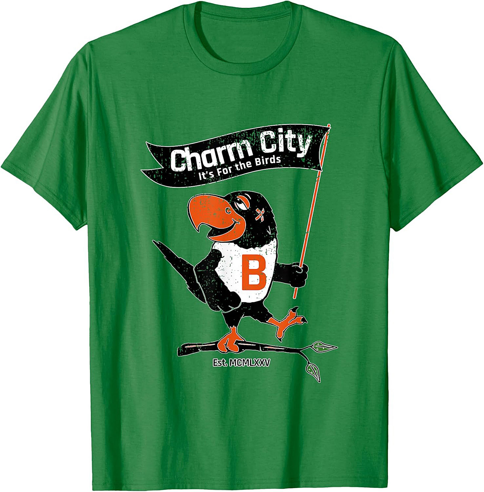 Charm City Bird T-Shirt Vintage Baltimore Graphic Tee