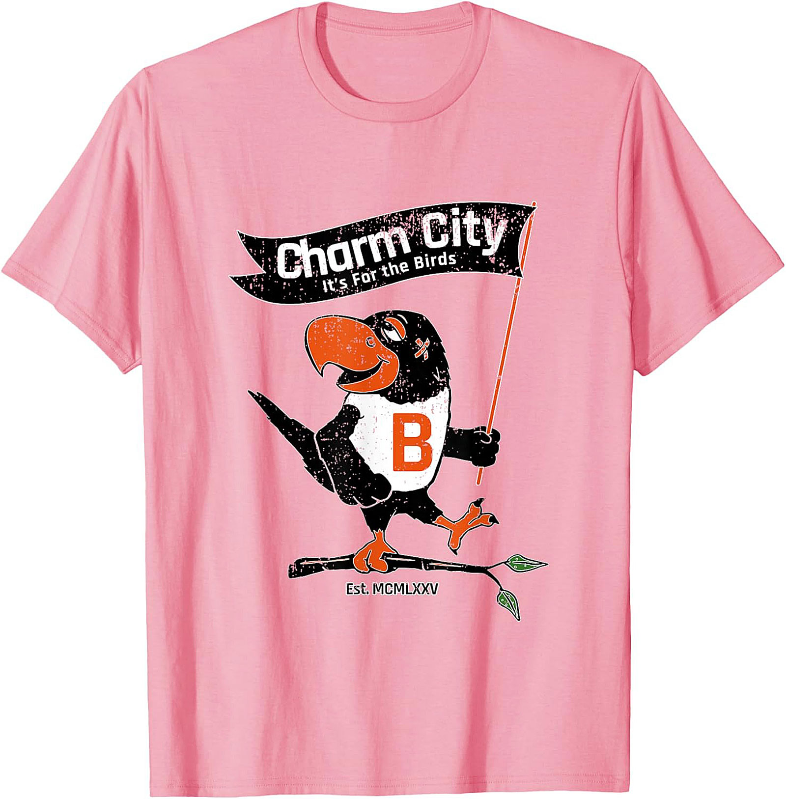 Charm City Bird T-Shirt Vintage Baltimore Graphic Tee