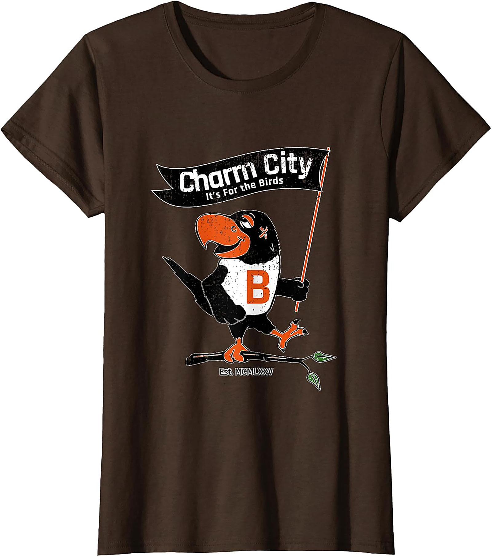 Charm City Bird T-Shirt Vintage Baltimore Graphic Tee