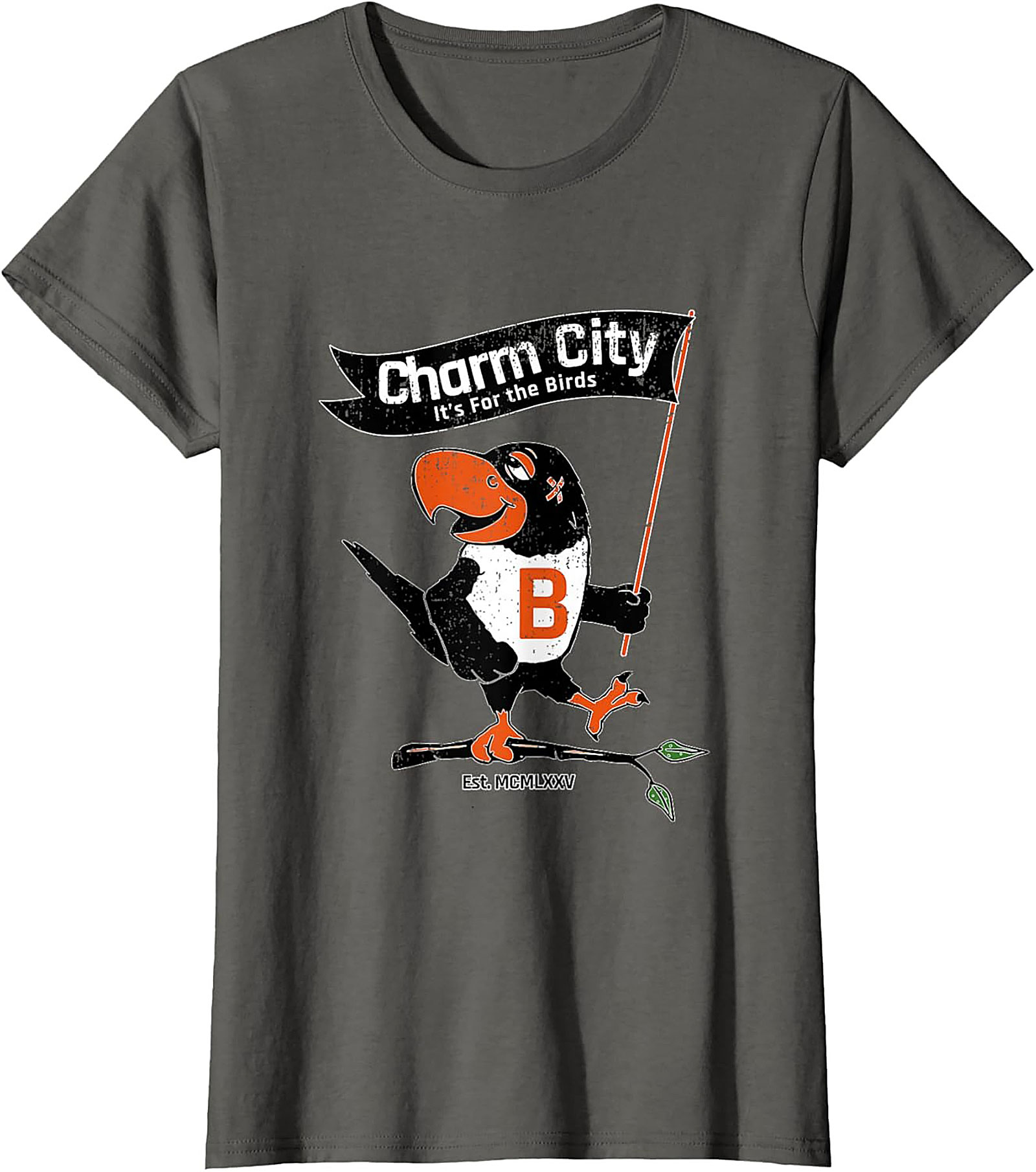Charm City Bird T-Shirt Vintage Baltimore Graphic Tee