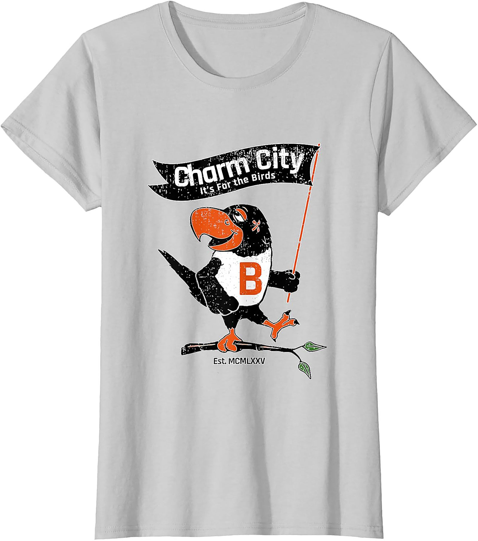 Charm City Bird T-Shirt Vintage Baltimore Graphic Tee
