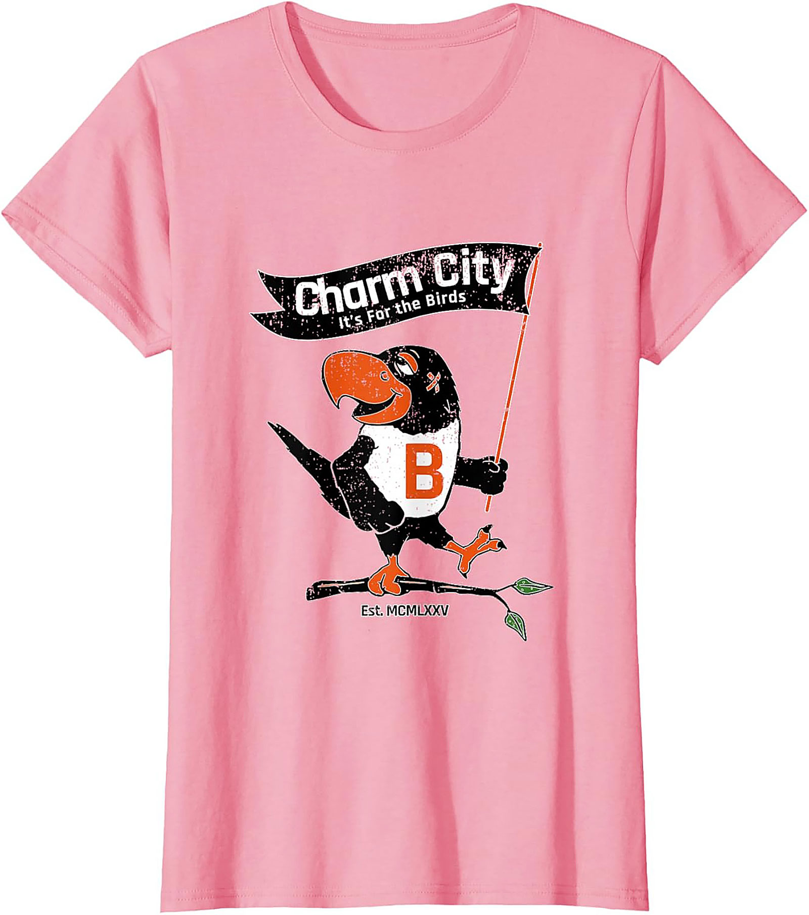 Charm City Bird T-Shirt Vintage Baltimore Graphic Tee