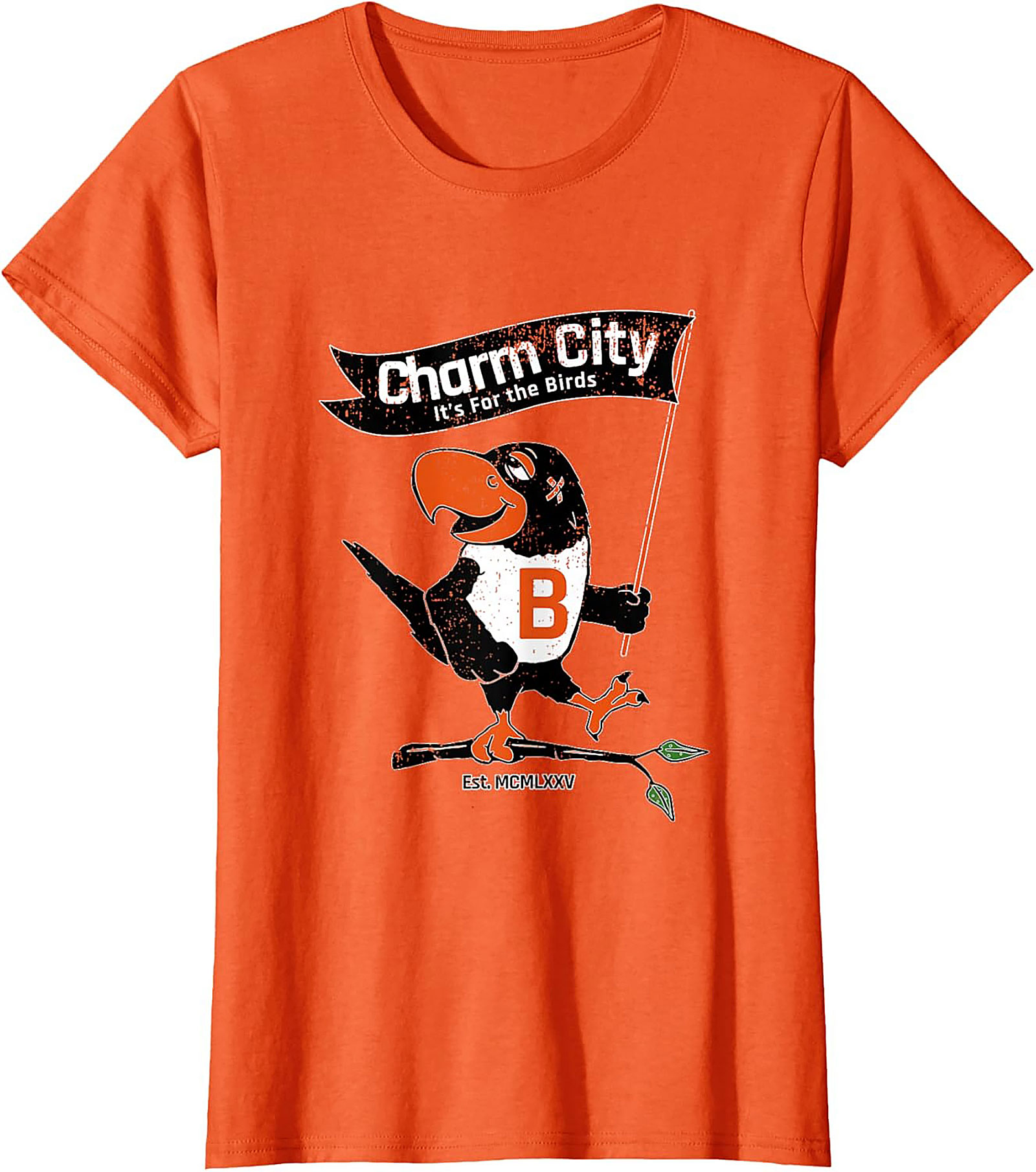 Charm City Bird T-Shirt Vintage Baltimore Graphic Tee