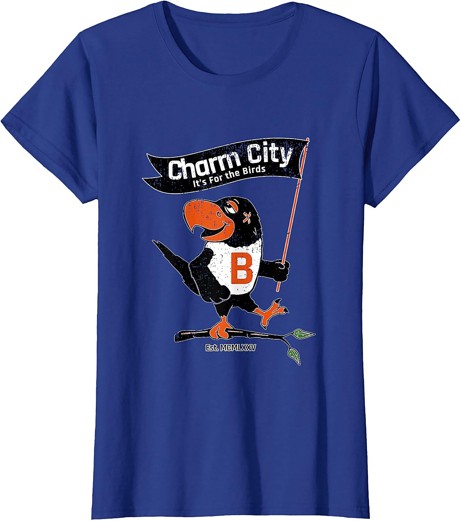 Charm City Bird T-Shirt Vintage Baltimore Graphic Tee
