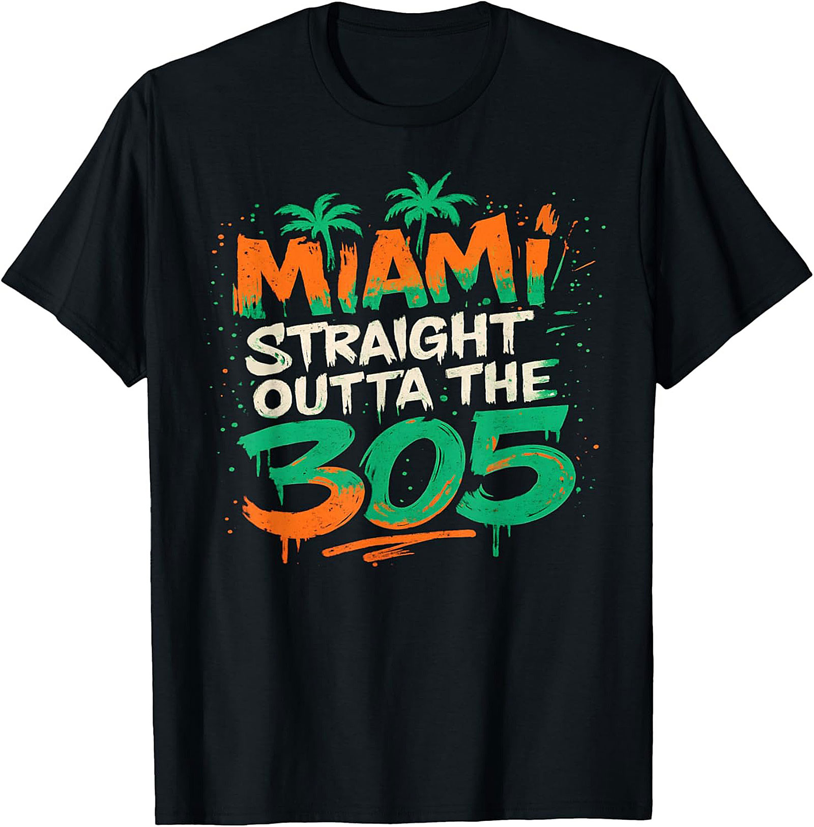 Miami 305 Graphic Tee Straight Outta Miami Unisex T-Shirt