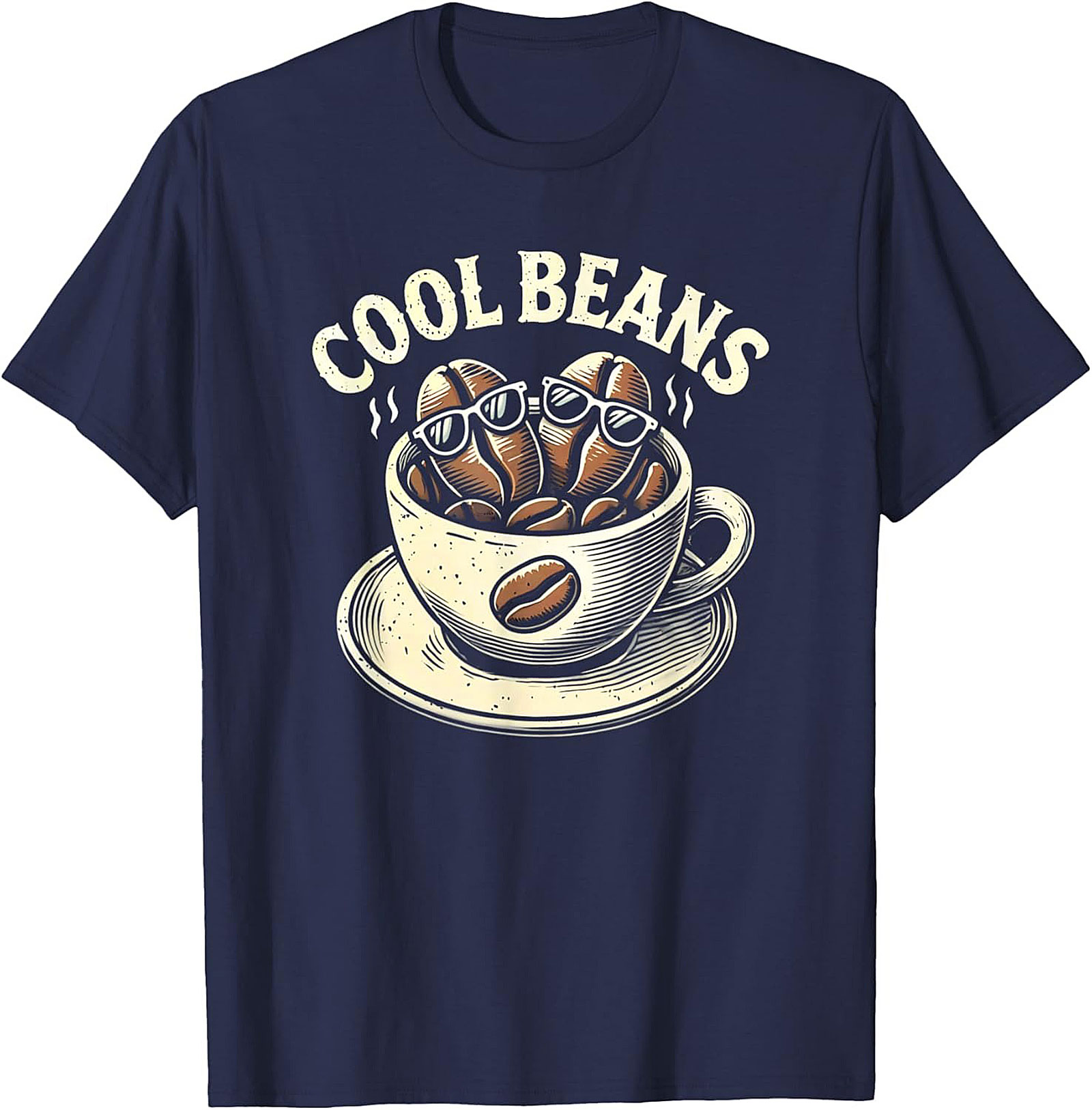 Cool Beans T-Shirt | Funny Coffee Graphic Tee for Men & Women