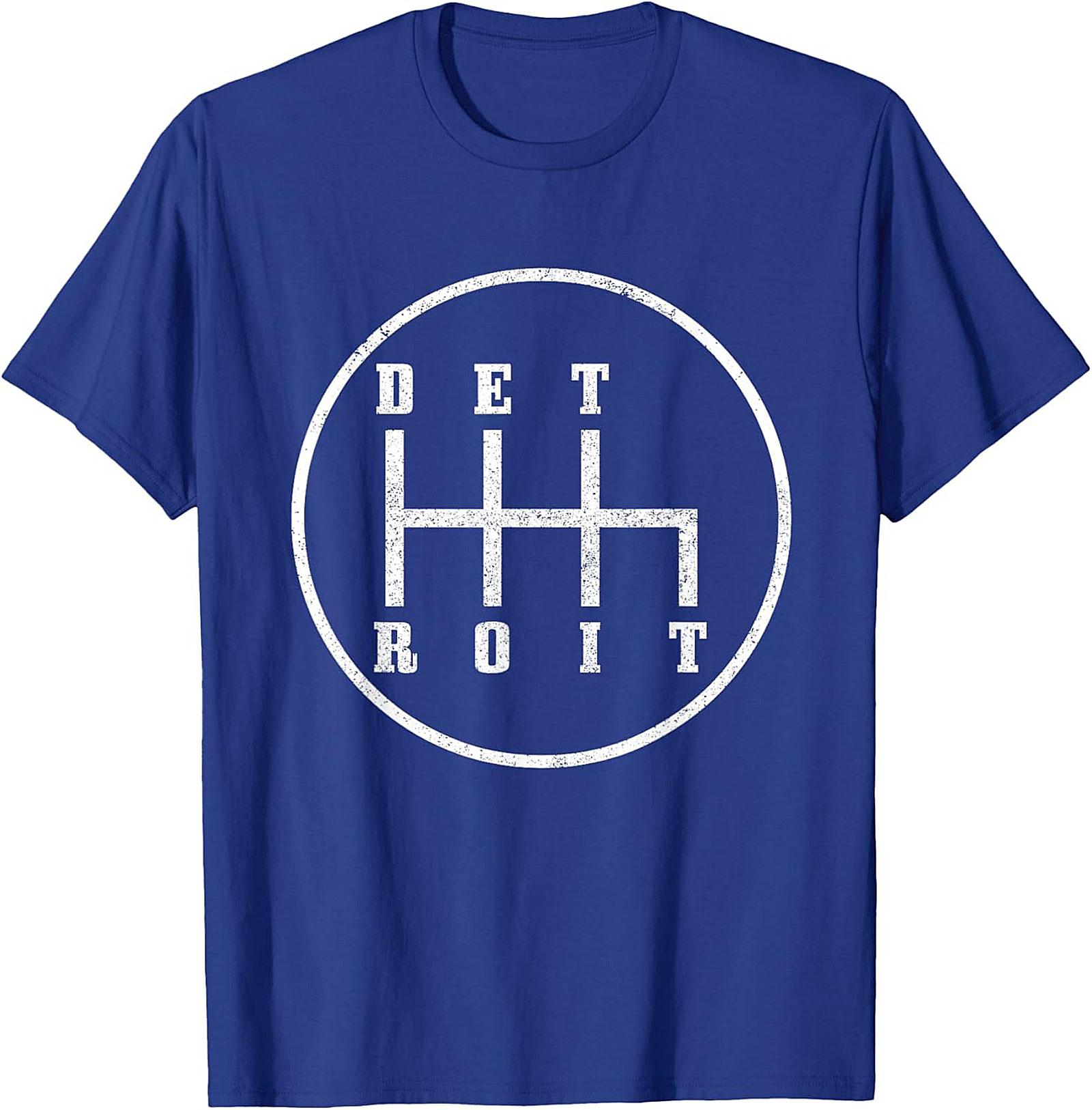  Detroit Gear Shift T-Shirt Manual Transmission Graphic Tee