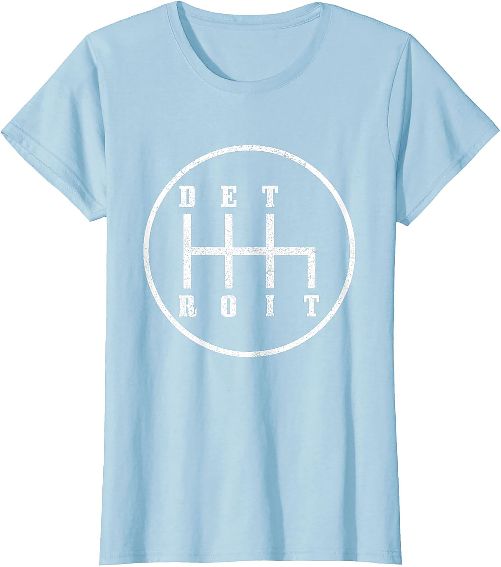  Detroit Gear Shift T-Shirt Manual Transmission Graphic Tee