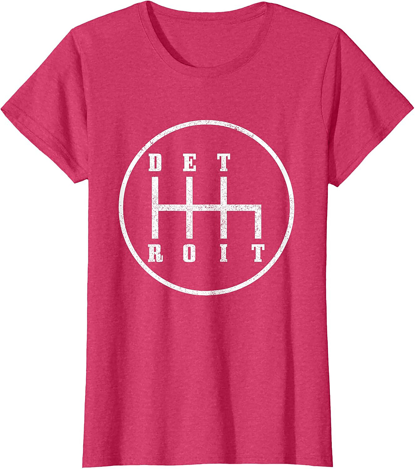  Detroit Gear Shift T-Shirt Manual Transmission Graphic Tee