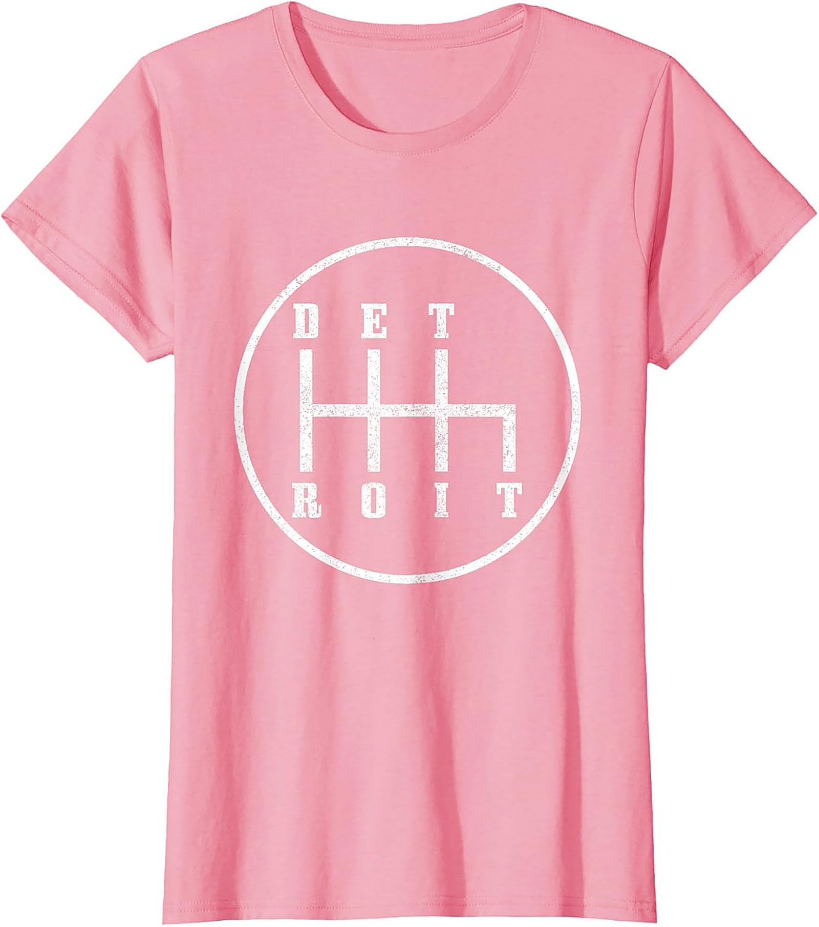  Detroit Gear Shift T-Shirt Manual Transmission Graphic Tee