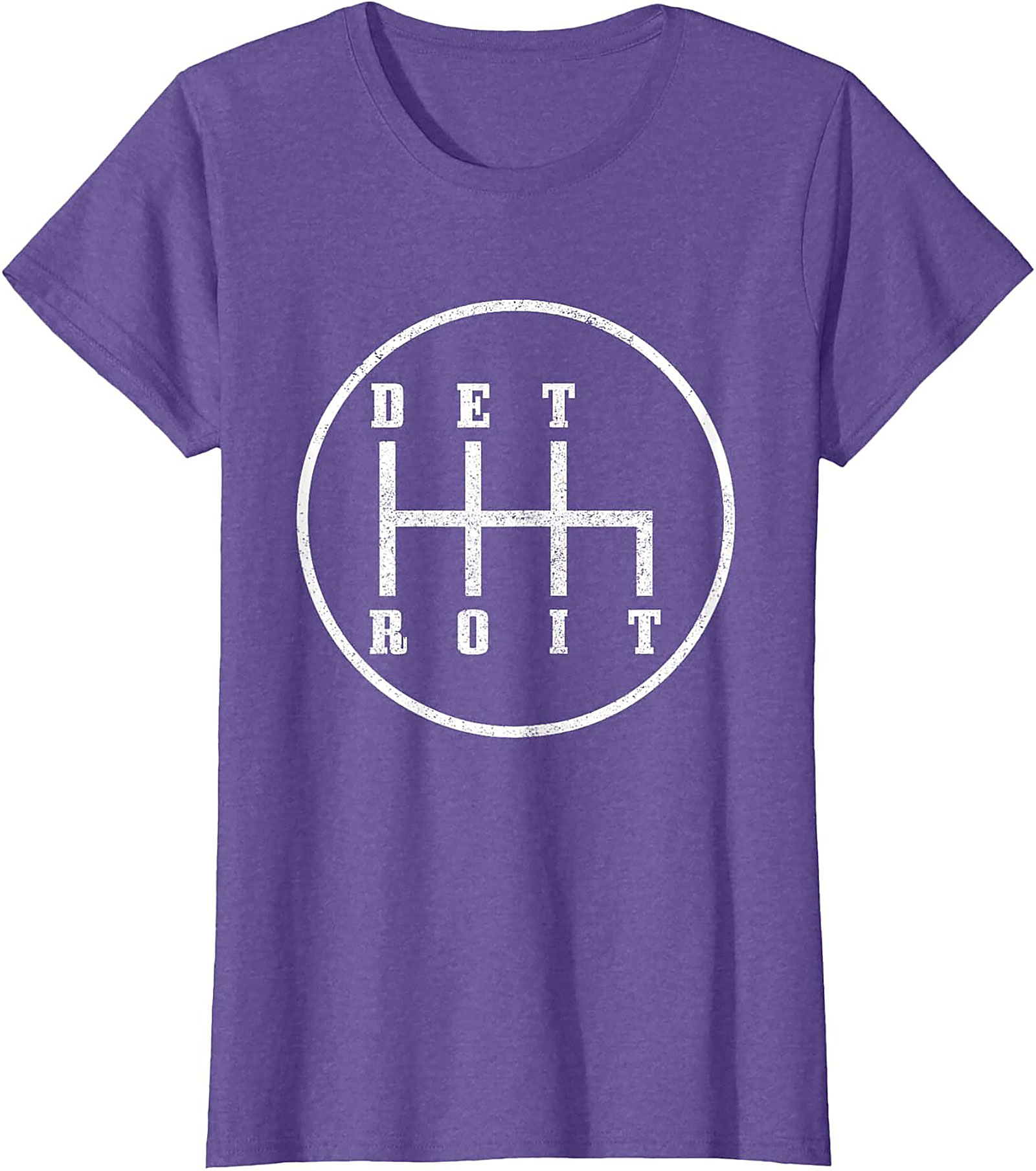  Detroit Gear Shift T-Shirt Manual Transmission Graphic Tee