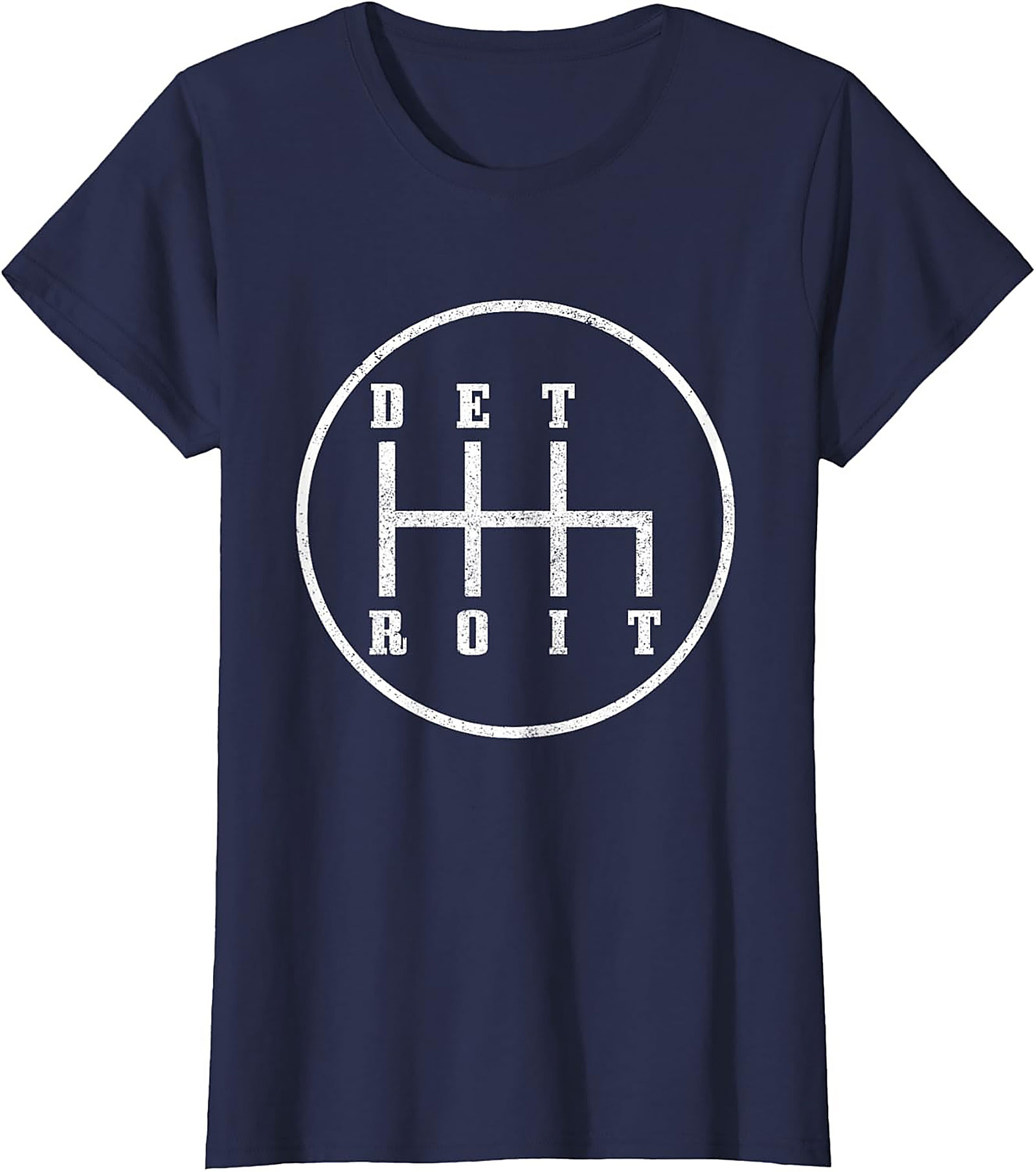  Detroit Gear Shift T-Shirt Manual Transmission Graphic Tee