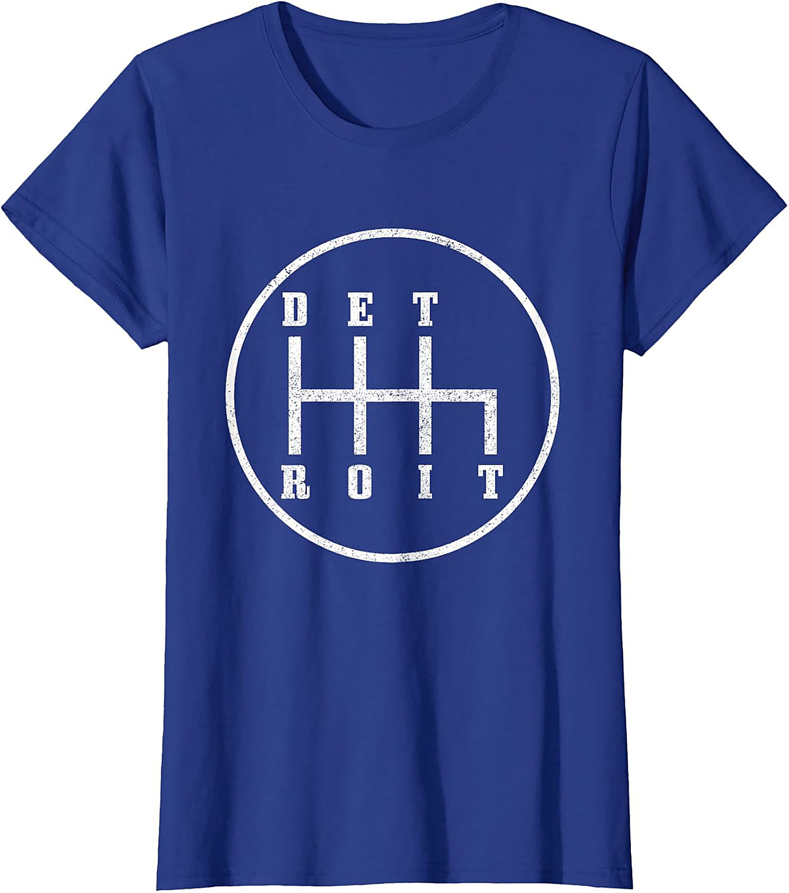  Detroit Gear Shift T-Shirt Manual Transmission Graphic Tee