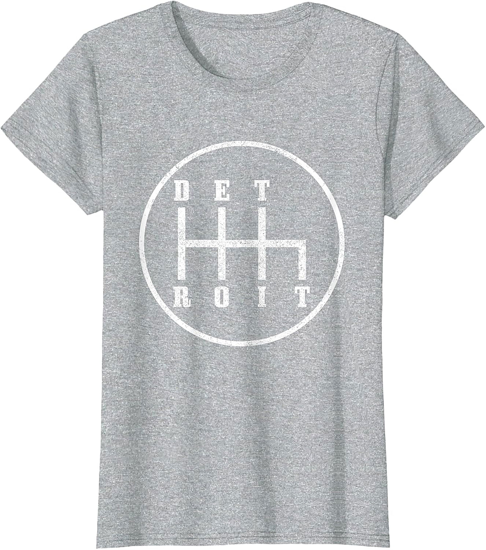  Detroit Gear Shift T-Shirt Manual Transmission Graphic Tee