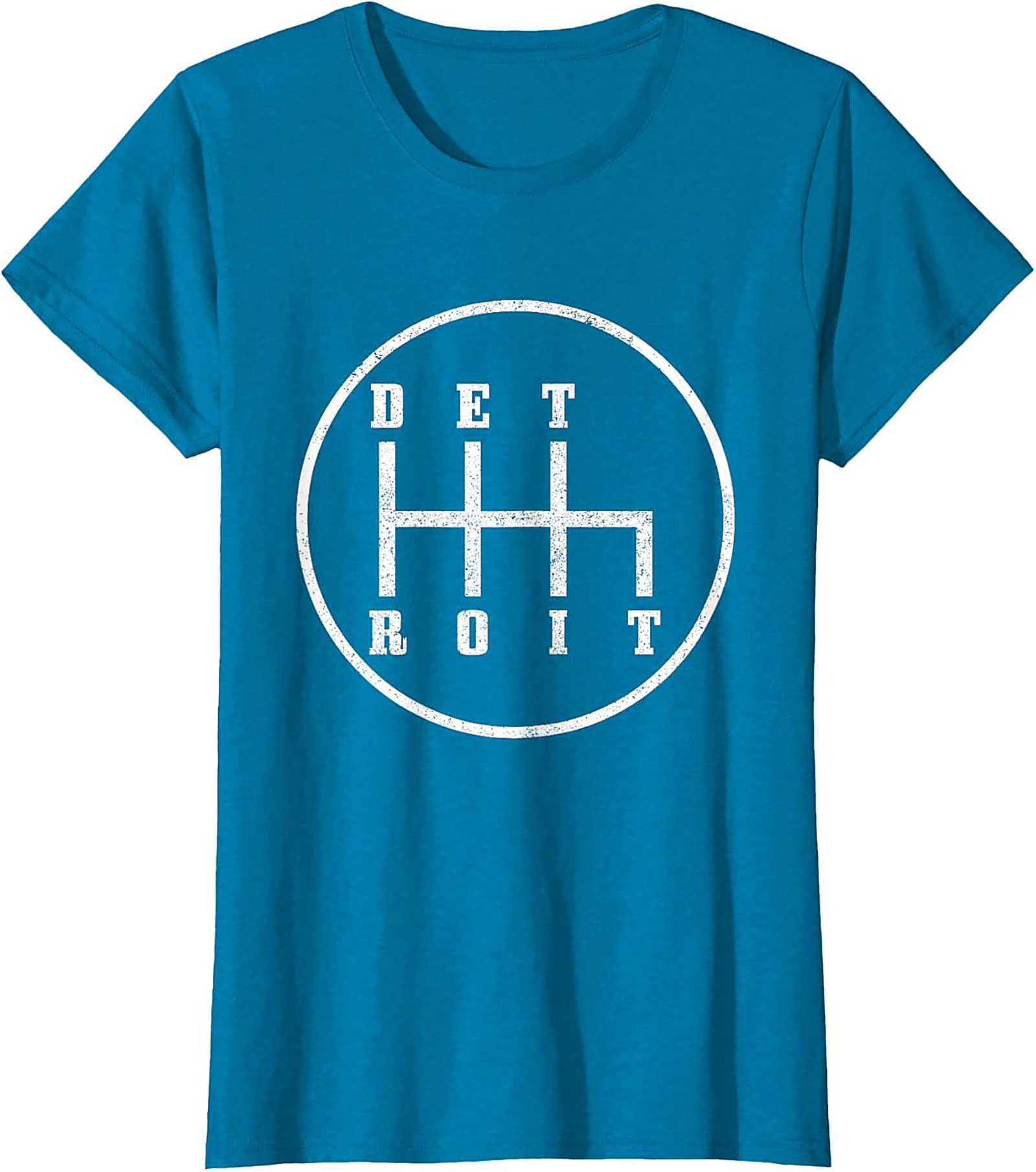  Detroit Gear Shift T-Shirt Manual Transmission Graphic Tee