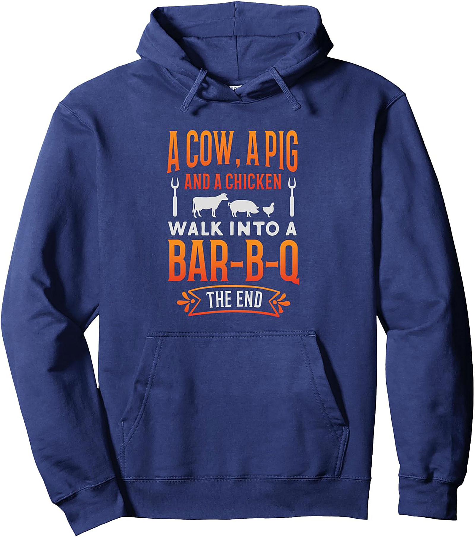 Funny BBQ Graphic Hoodie | Sarcastic Grill Master Pullover